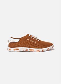 Baskets basses Tennis toile JAZARIA NOIR / BLANC femme bleu