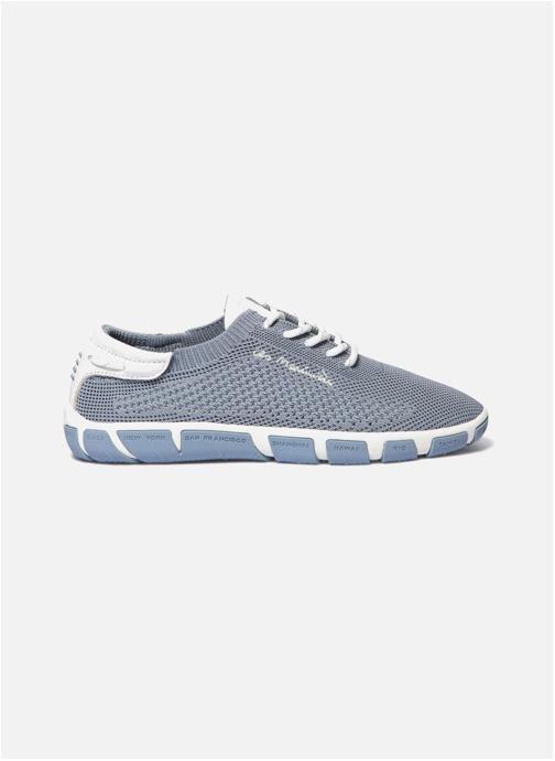 TBS Baskets basses Tennis toile JAZARIA NOIR / BLANC femme bleu