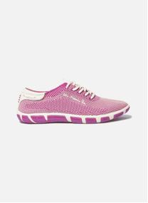 Baskets basses Tennis toile JAZARIA NOIR / BLANC femme bleu