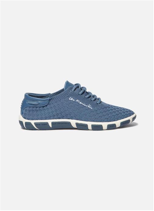 TBS Baskets basses Tennis toile JAZARIA NOIR / BLANC femme bleu