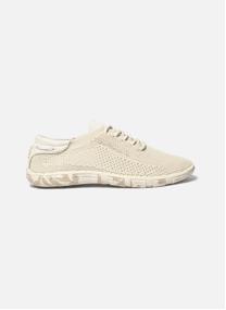 Baskets basses Tennis toile JAZARIA NOIR / BLANC femme bleu