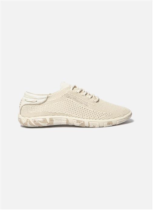 TBS Baskets basses Tennis toile JAZARIA NOIR / BLANC femme beige