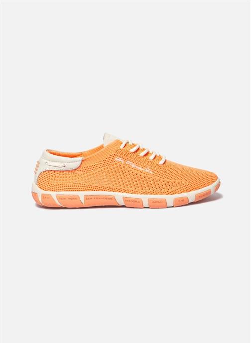 TBS Baskets basses Tennis toile JAZARIA FUSCHIA / CREME femme orange