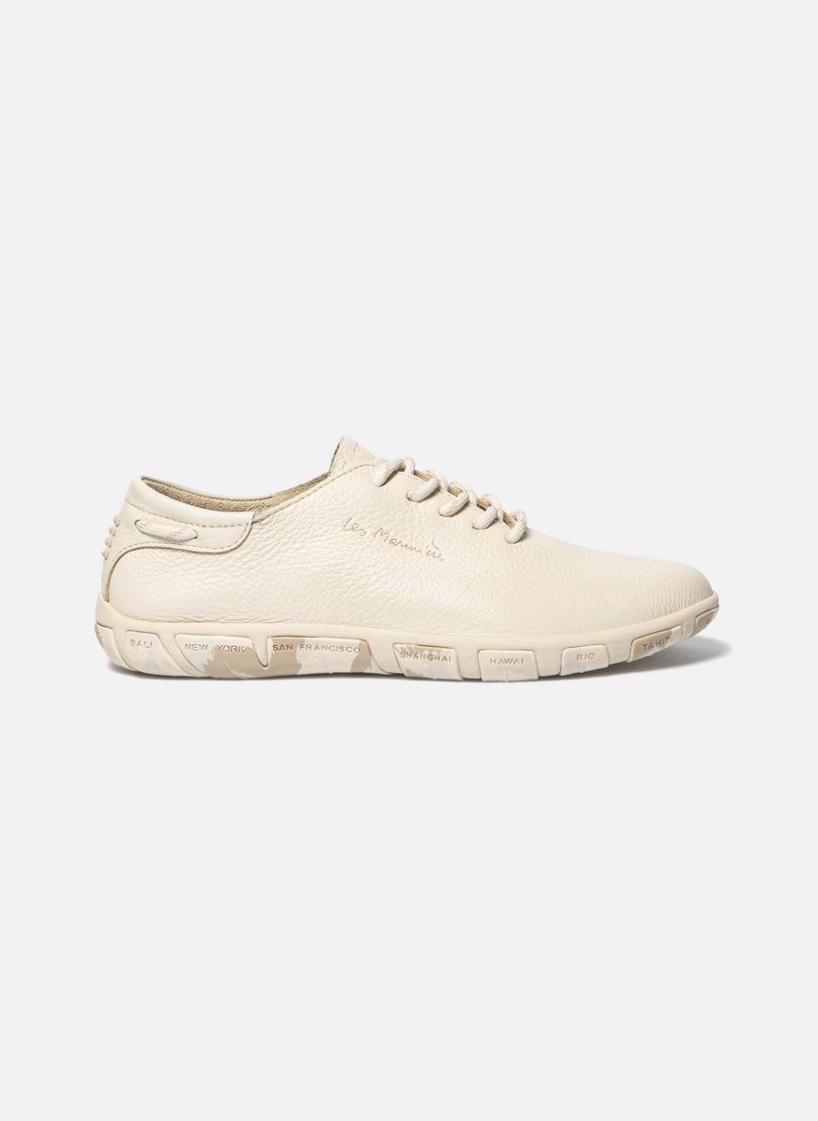 Baskets basses Baskets cuir JAZARU NOIR / BLANC femme beige TBS Baskets basses Baskets cuir JAZARU NOIR / BLANC femme beige Beige