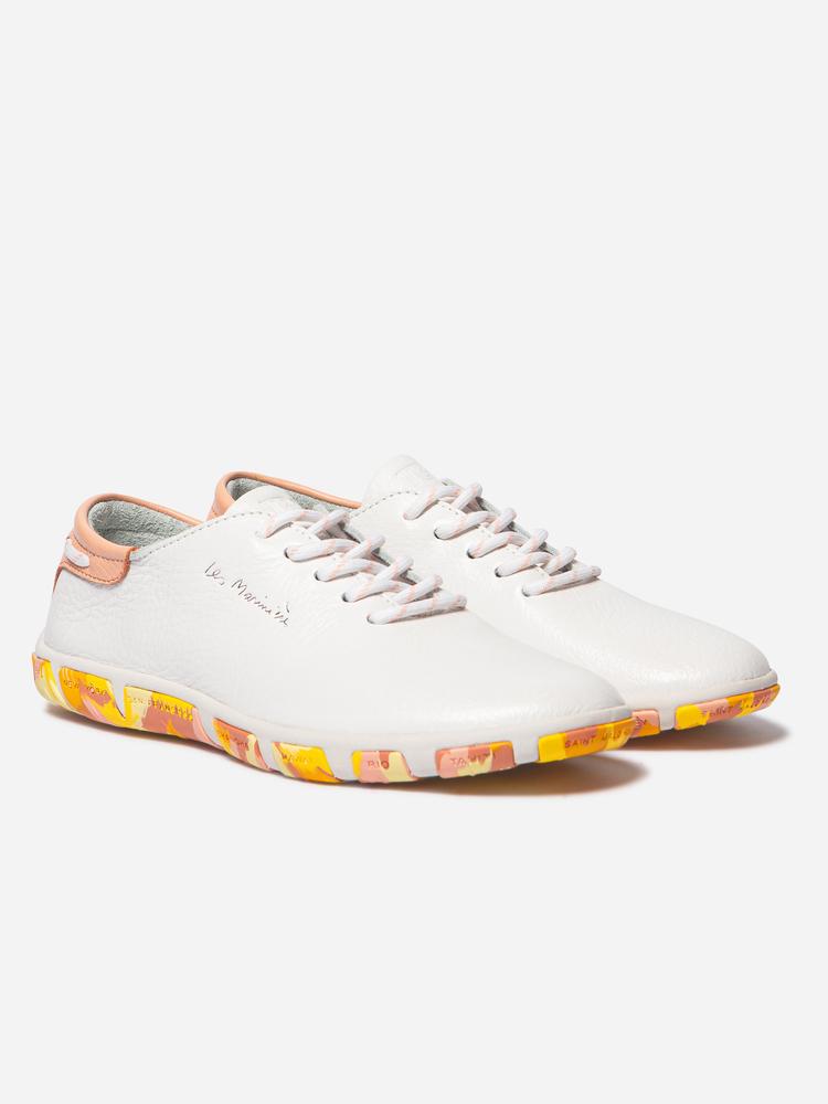 Baskets basses Baskets cuir JAZARU NOIR / BLANC femme blanc TBS Baskets basses Baskets cuir JAZARU NOIR / BLANC femme blanc Blanc