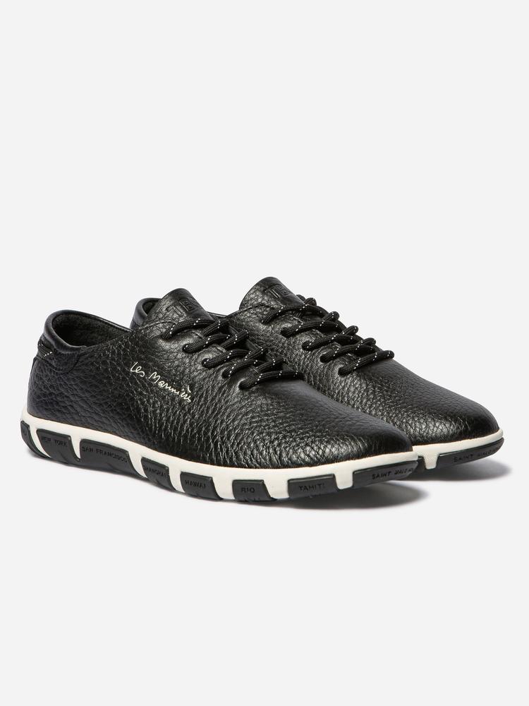 Baskets basses Baskets cuir JAZARU NOIR / BLANC femme noir TBS Baskets basses Baskets cuir JAZARU NOIR / BLANC femme noir Noir