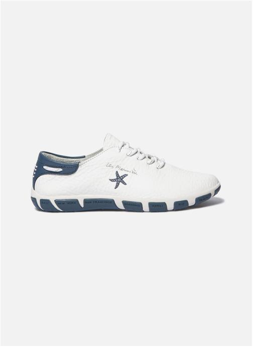 TBS Baskets basses Baskets cuir JAZARU NOIR / BLANC femme bleu