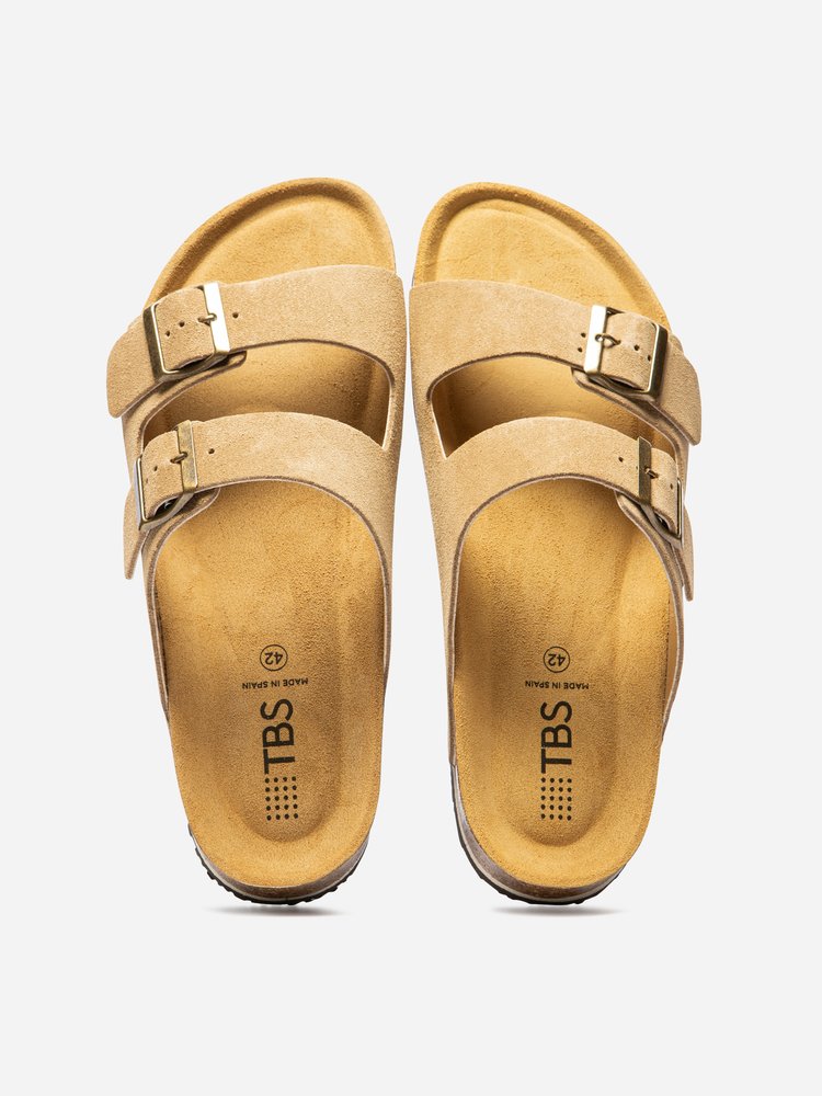 Mules Mules NEYLANN CHOCOLAT homme beige TBS Mules Mules NEYLANN CHOCOLAT homme beige Beige