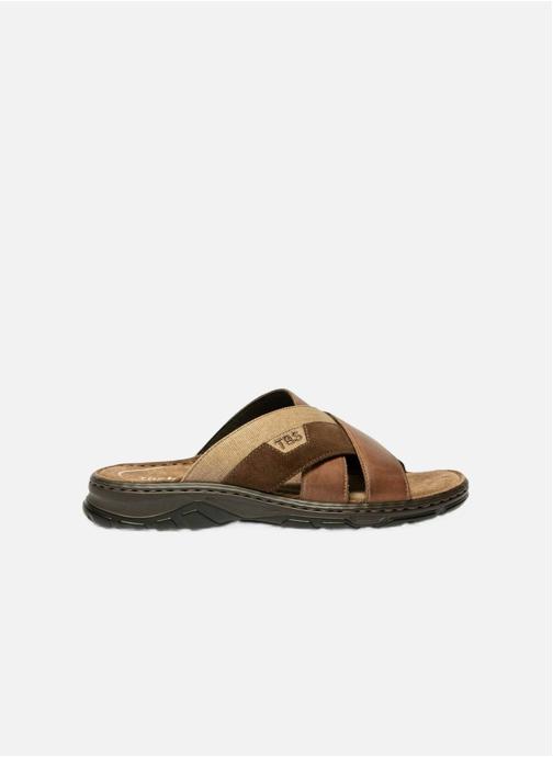 TBS Mules Mules JACQUIE TAN / CHOCOLAT homme marron