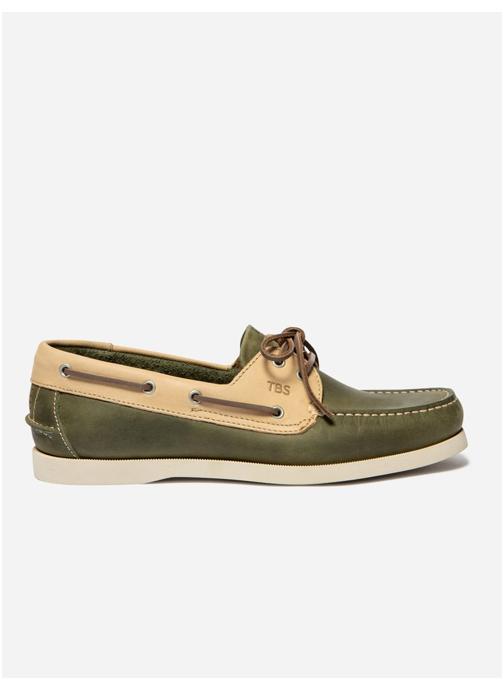 TBS Chaussures bateaux Chaussures bateau PHENIS NAVY / OXYGENE homme vert
