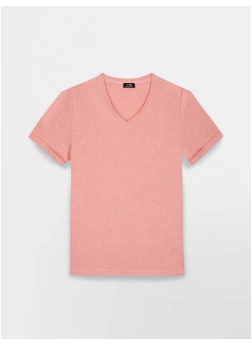 TBS Tee-shirts Polo Manches courtes avec revers ADINATEE ARCTIQUE femme rose