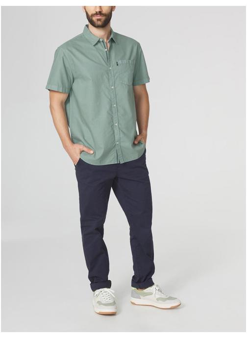 TBS Chemises Chemise manches courtes BRODYCHA HORIZON homme vert