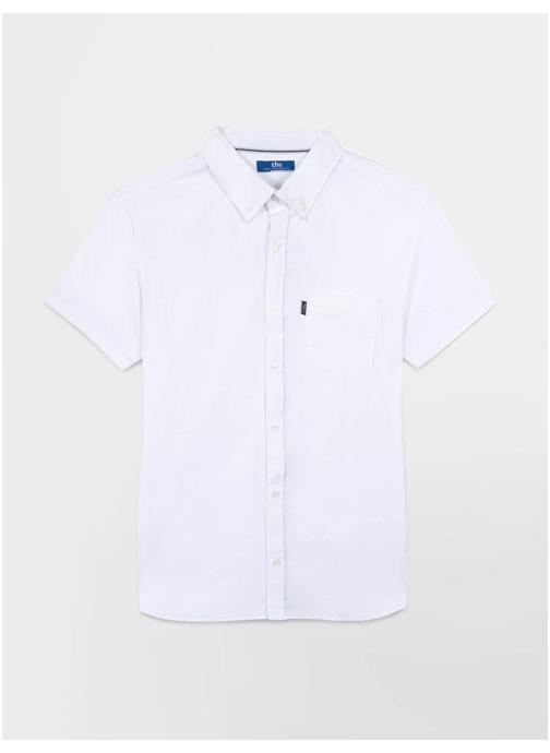 TBS Chemises Chemise manches courtes BRODYCHA HORIZON homme blanc