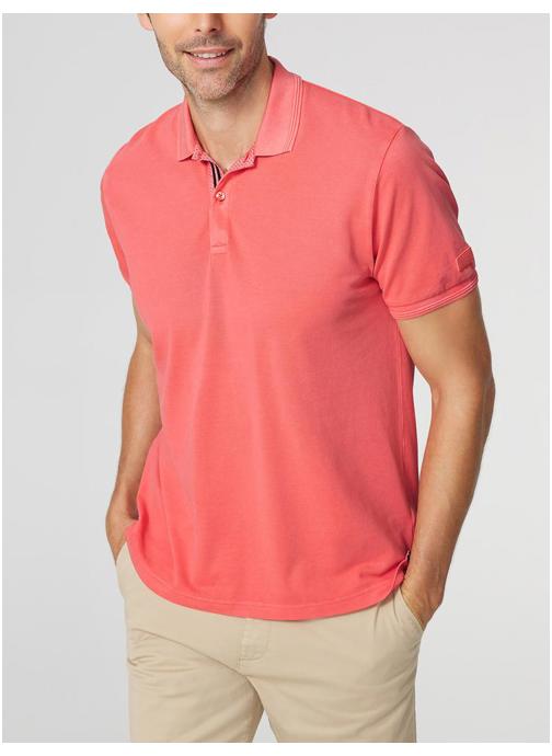 TBS Polos Polo manches courtes JAIROPOL CEDRAT homme rose