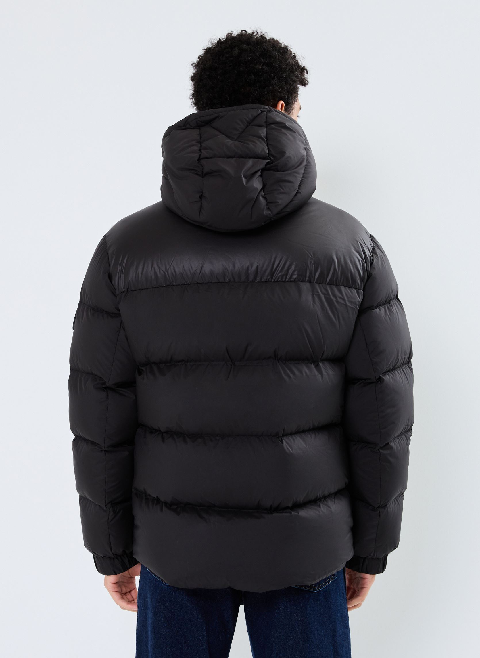 Doudounes Mix Down Hooded Puff MW0MW36569 homme noir Tommy Hilfiger Doudounes Mix Down Hooded Puff MW0MW36569 homme noir BLACK