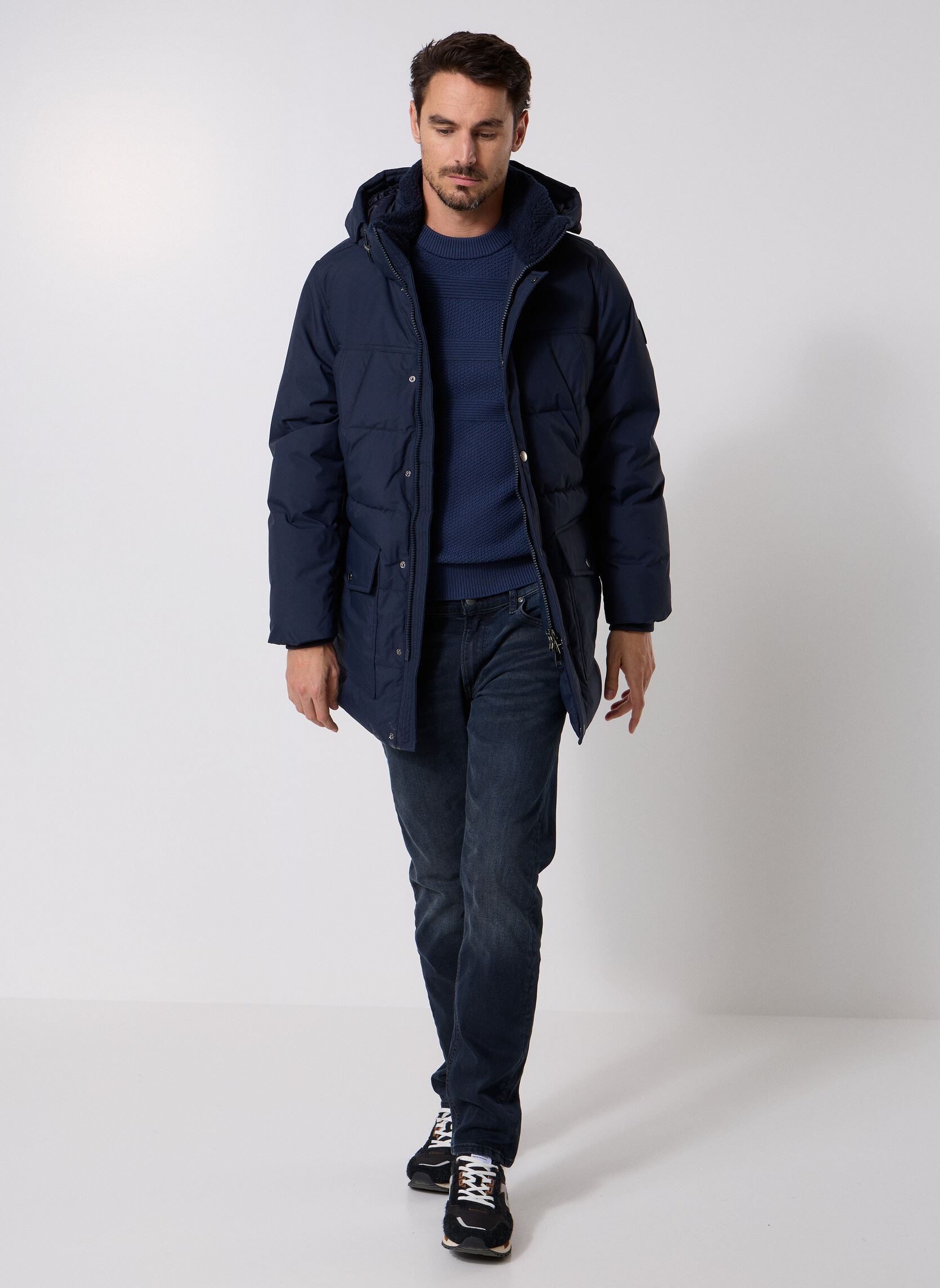Piumini Rockie Utility Parka MW0MW36593 uomo blu Tommy Hilfiger Piumini Rockie Utility Parka MW0MW36593 uomo blu DESERT SKY