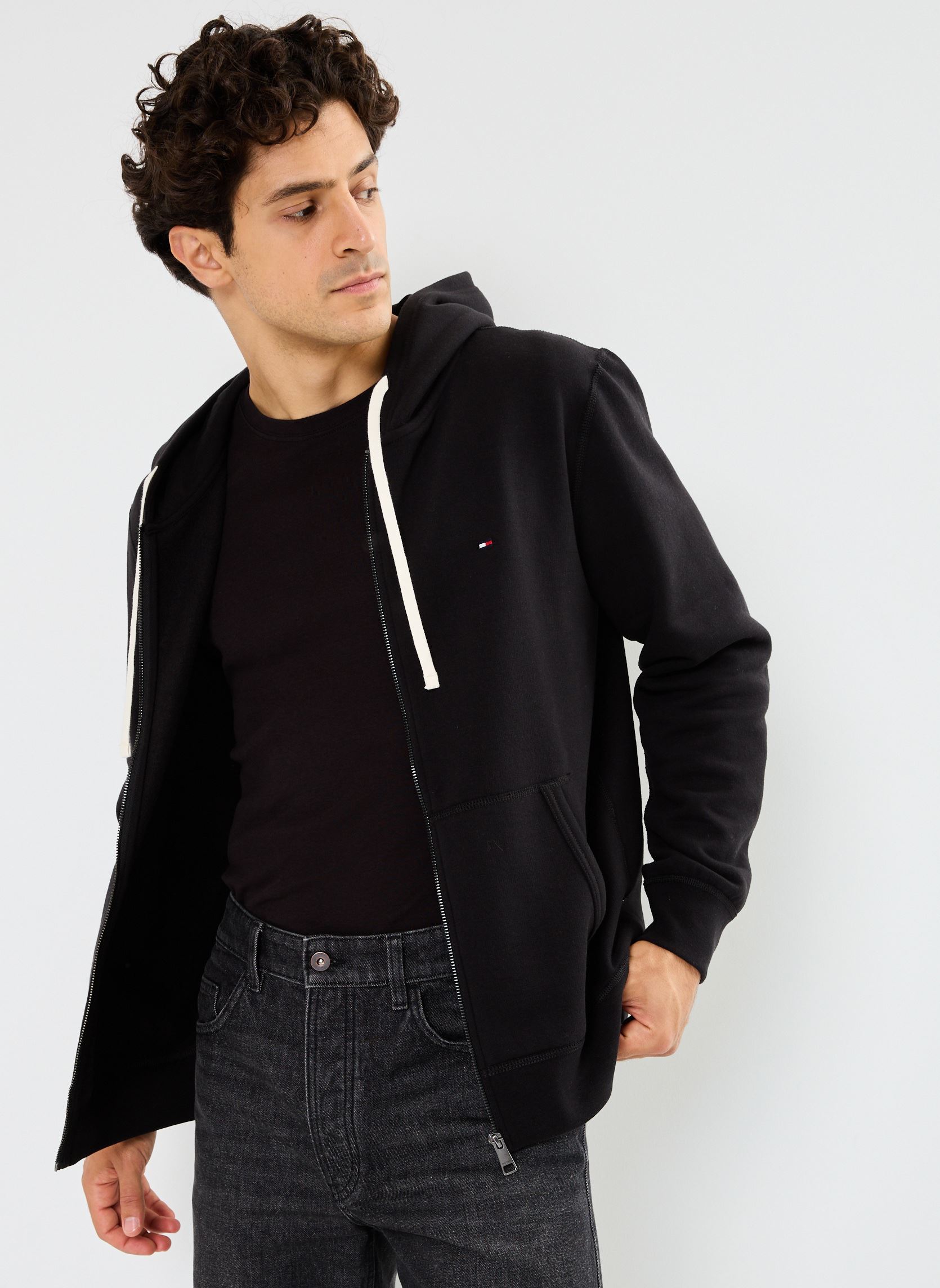 Tommy Hilfiger Sweat zippé à capuche EU - vue 4