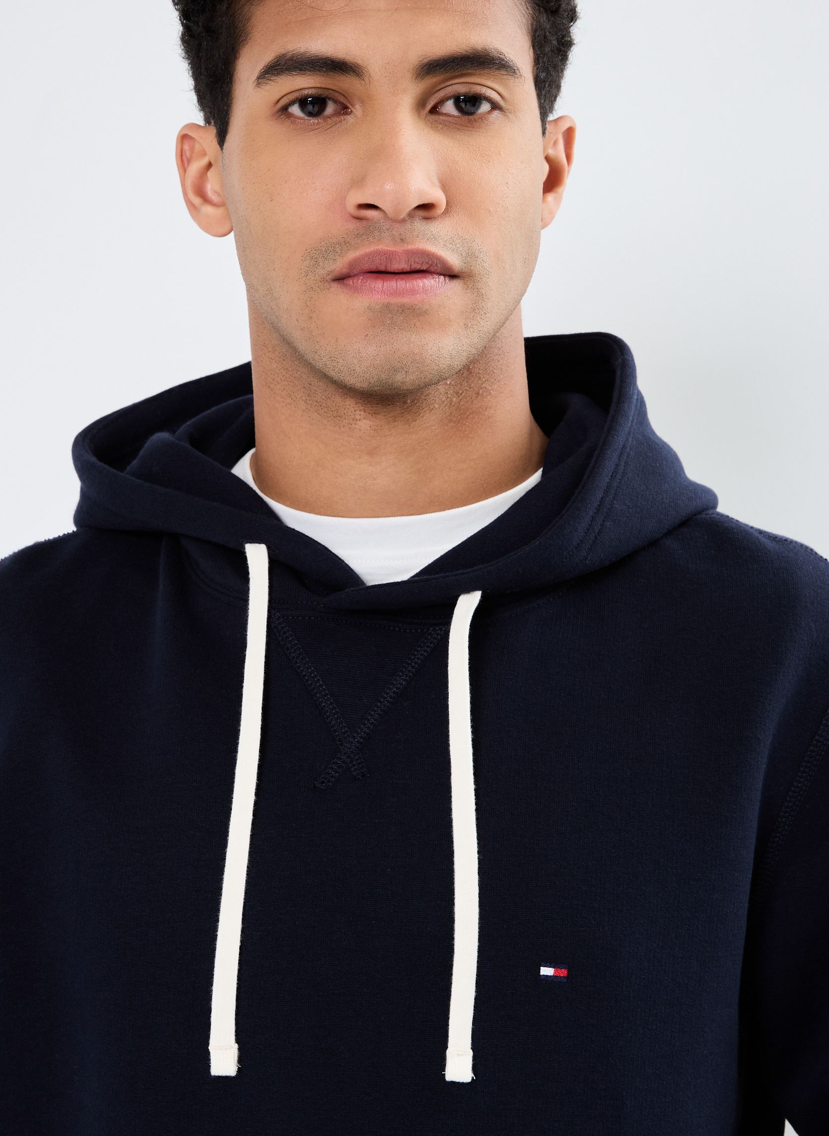 Felpe con cappuccio Essential Fleece Hoo MW0MW37230 uomo blu Tommy Hilfiger Felpe con cappuccio Essential Fleece Hoo MW0MW37230 uomo blu DESERT SKY