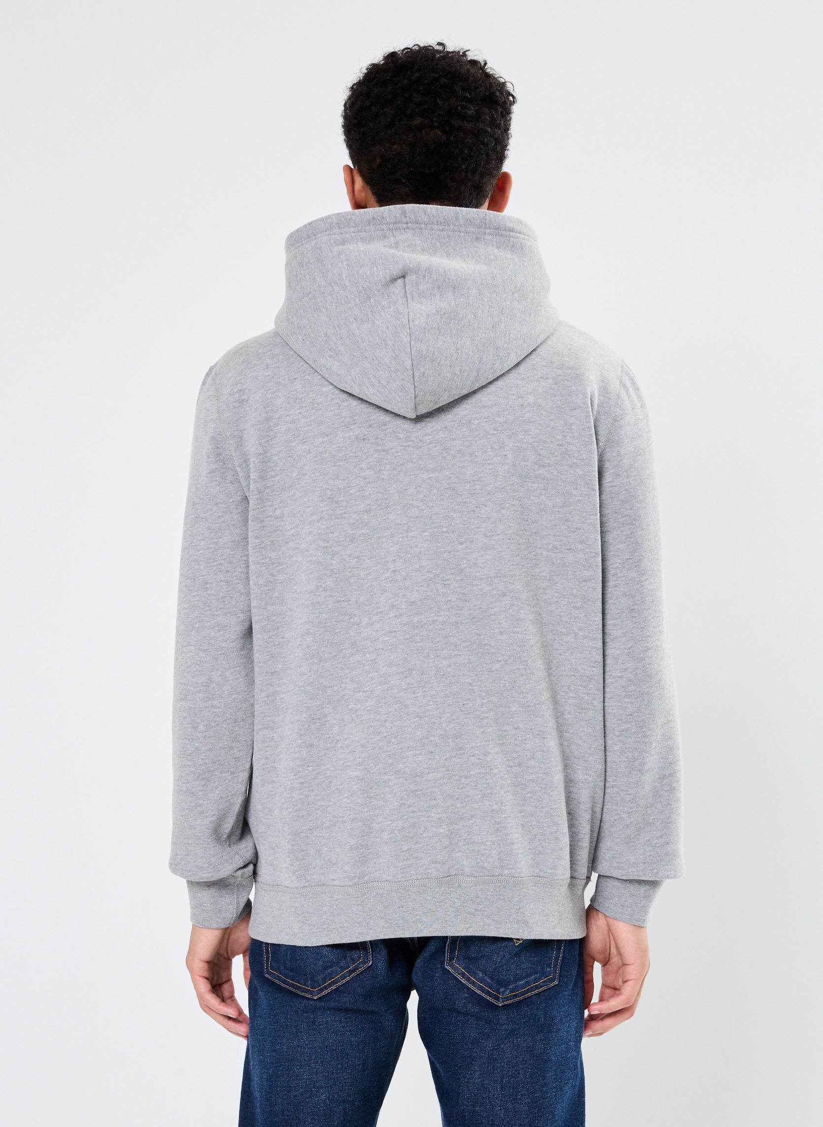 Sweats à capuche Essential Fleece Hoo MW0MW37230 homme gris Tommy Hilfiger Sweats à capuche Essential Fleece Hoo MW0MW37230 homme gris MEDIUM GREY HEATHER
