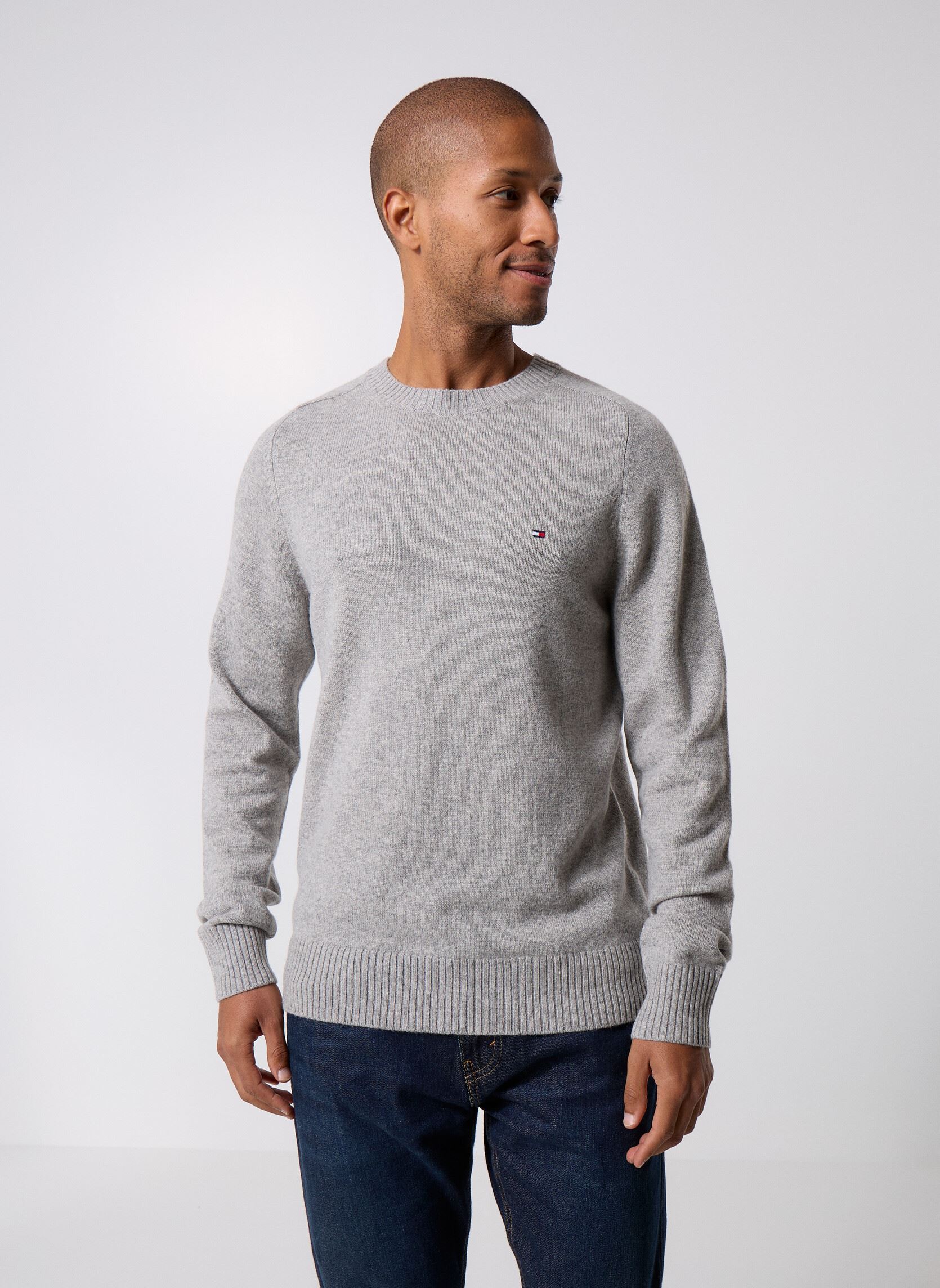 Sweat shirt Tommy Hilfiger Lambswool Crew Neck EU - vue 5