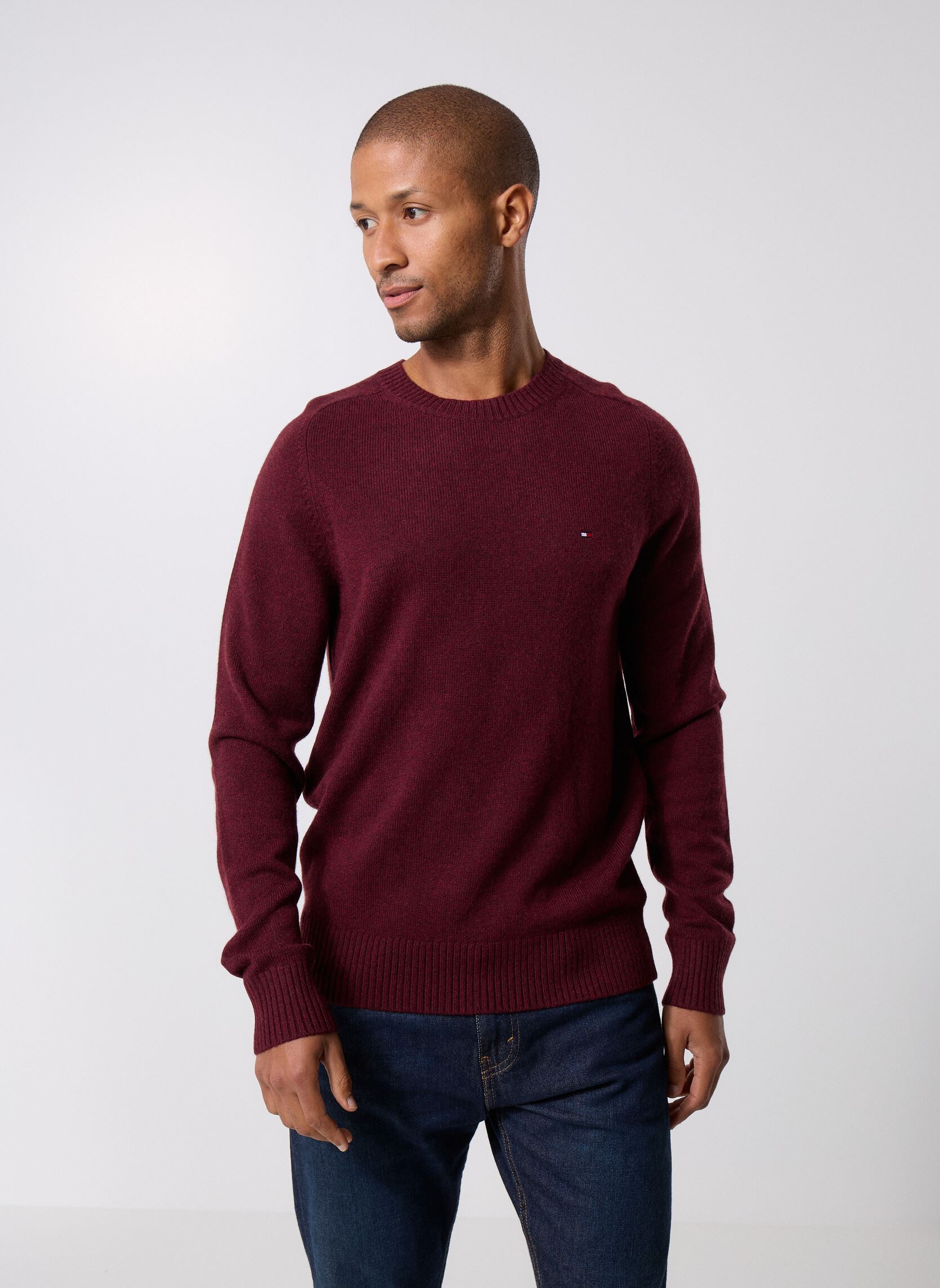 Sweat shirt Tommy Hilfiger Lambswool Crew Neck EU - vue 6