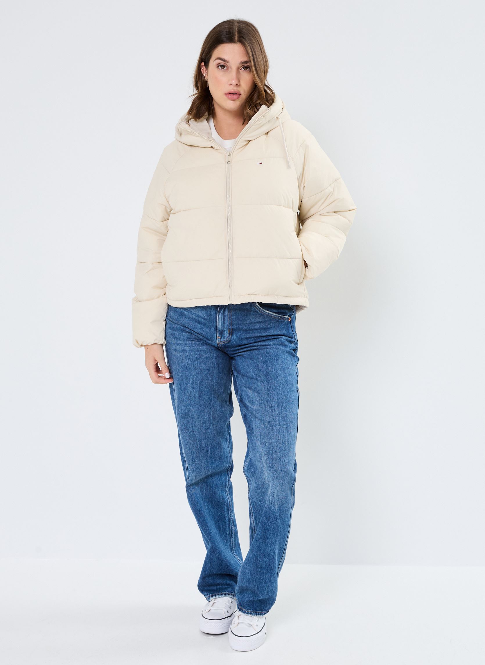 Chaqueta Tjw Vail Puffer Ext DW0DW18841 mujer beige Tommy Jeans Chaqueta Tjw Vail Puffer Ext DW0DW18841 mujer beige BEIGE