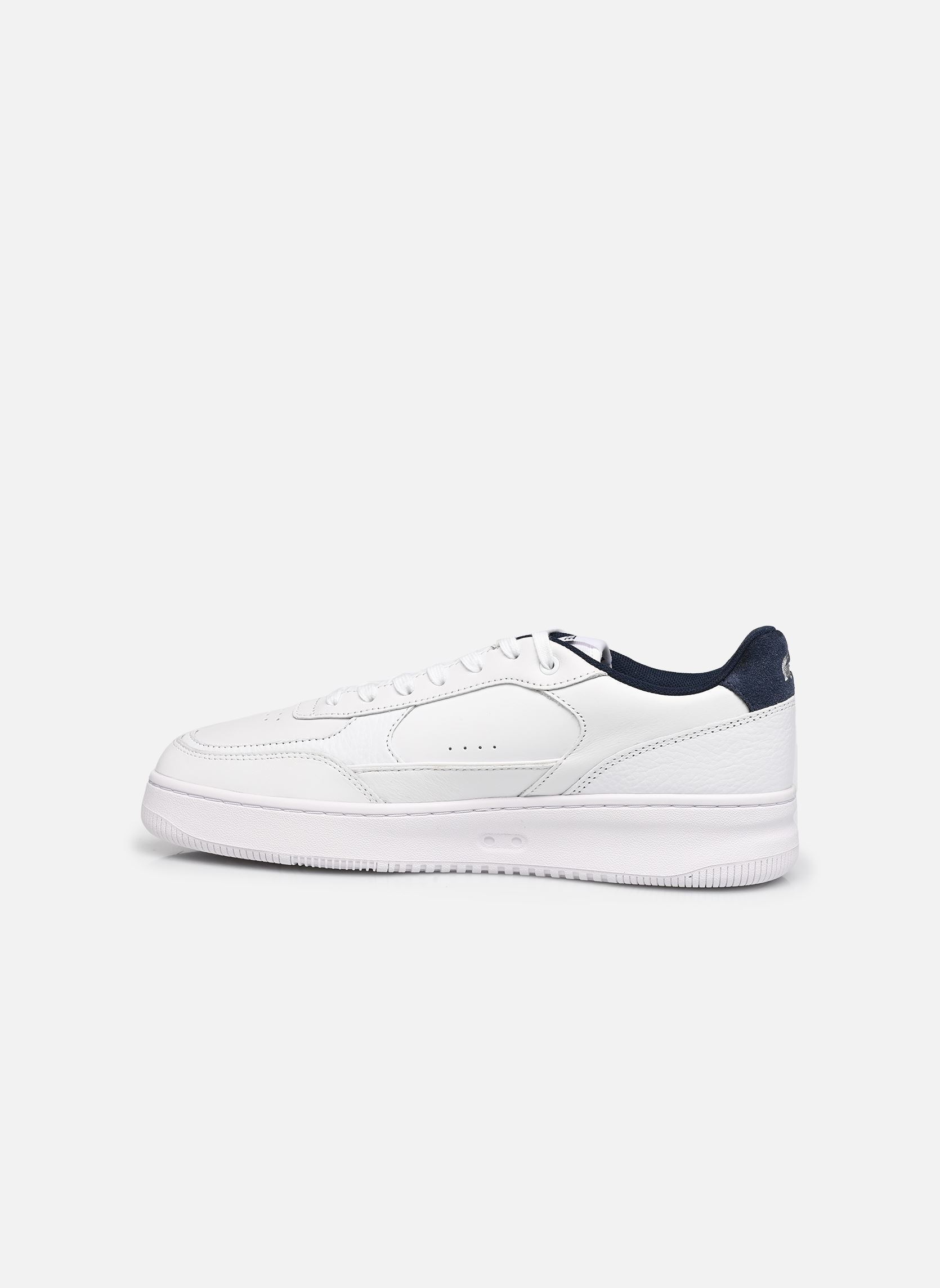 Lage sneakers L001 M heren wit Lacoste Lage sneakers L001 M heren wit WHT/NVY