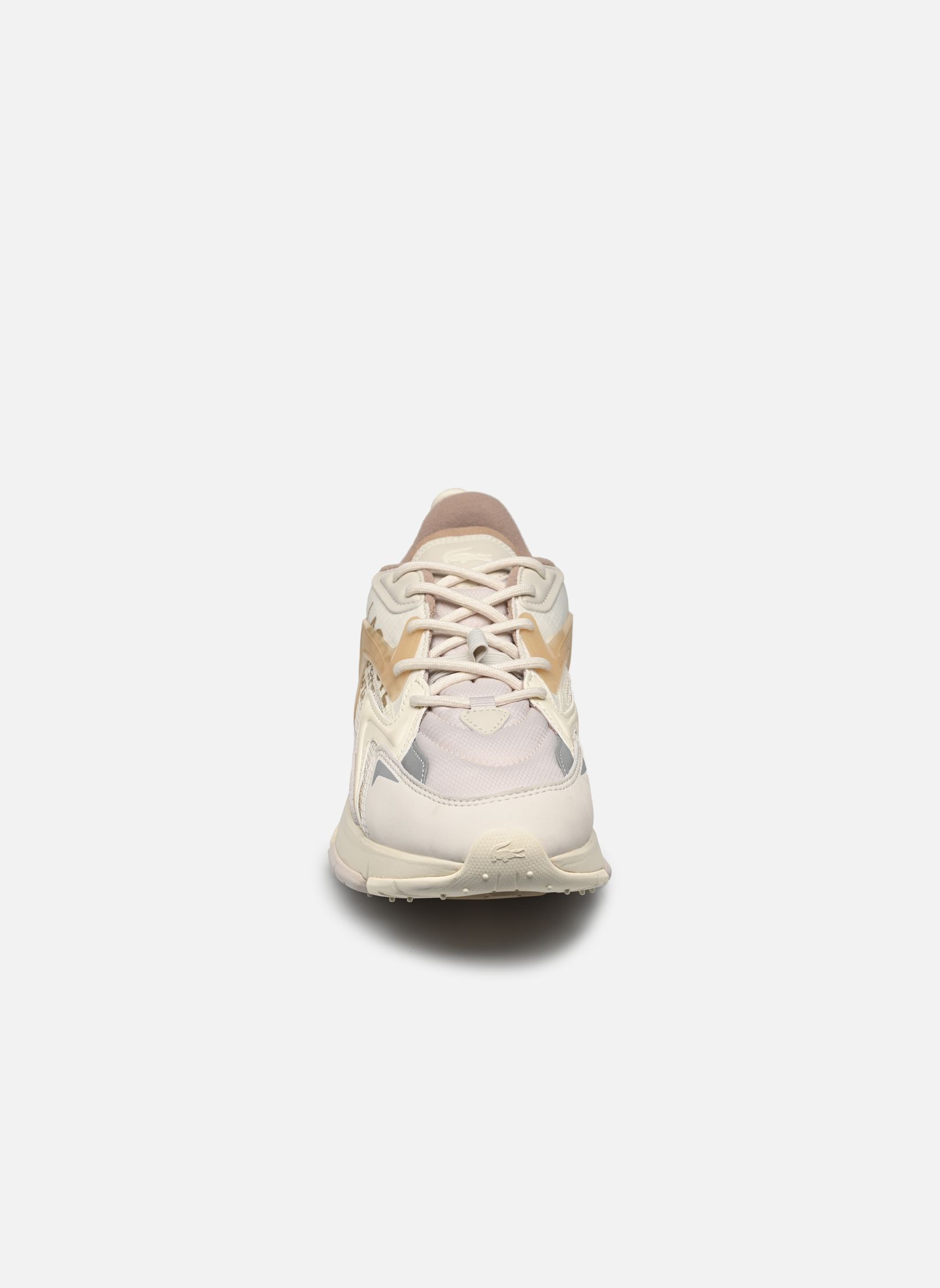 Hardloopschoenen L003 NEO TECH M heren beige Lacoste Hardloopschoenen L003 NEO TECH M heren beige Off Wht/Lt Brw