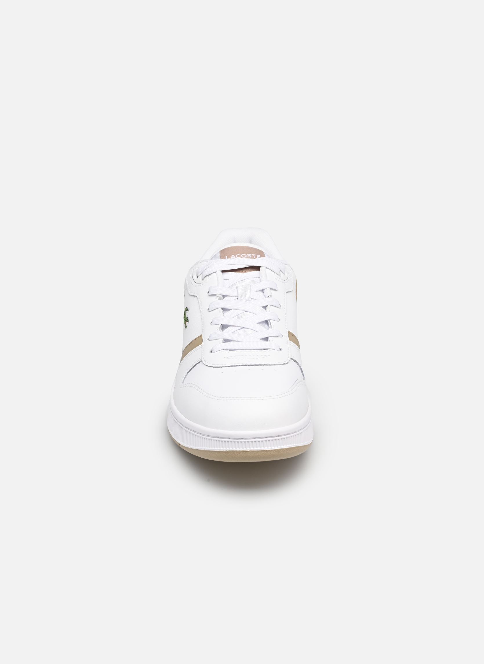 Lage sneakers T-CLIP M heren wit Lacoste Lage sneakers T-CLIP M heren wit WHT/LT BRW