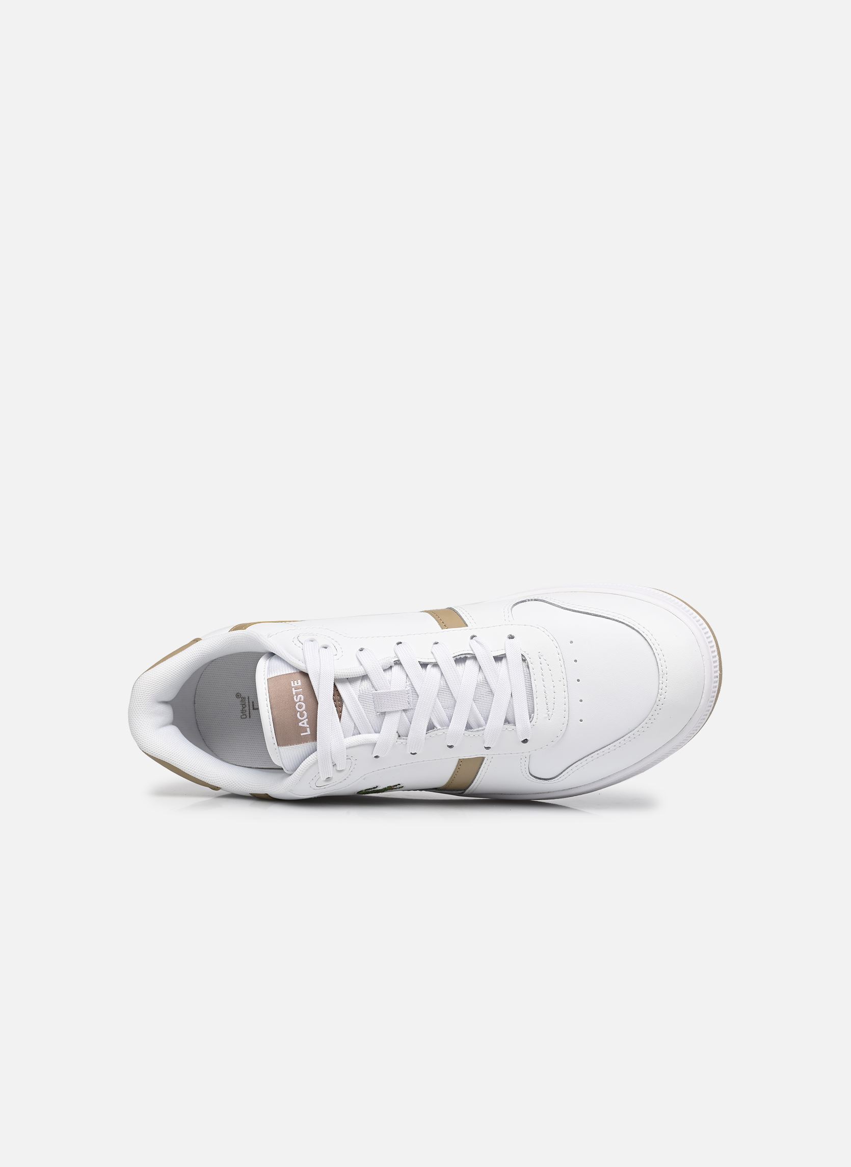 Lage sneakers T-CLIP M heren wit Lacoste Lage sneakers T-CLIP M heren wit WHT/LT BRW
