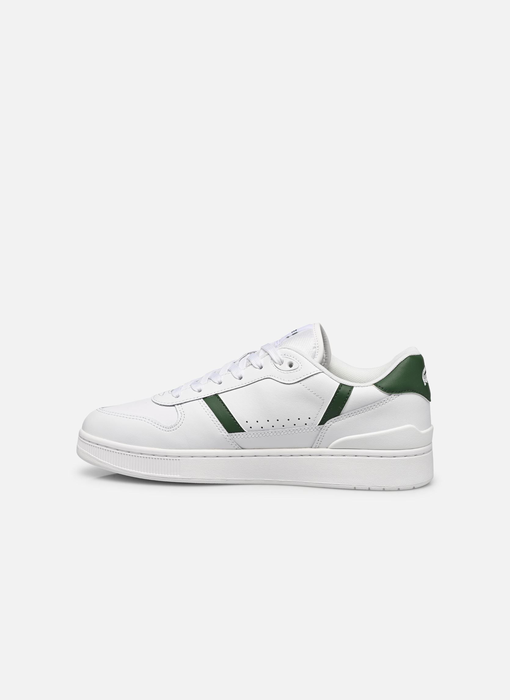 Baskets T-CLIP M homme blanc Lacoste Baskets T-CLIP M homme blanc WHT/DK GRN