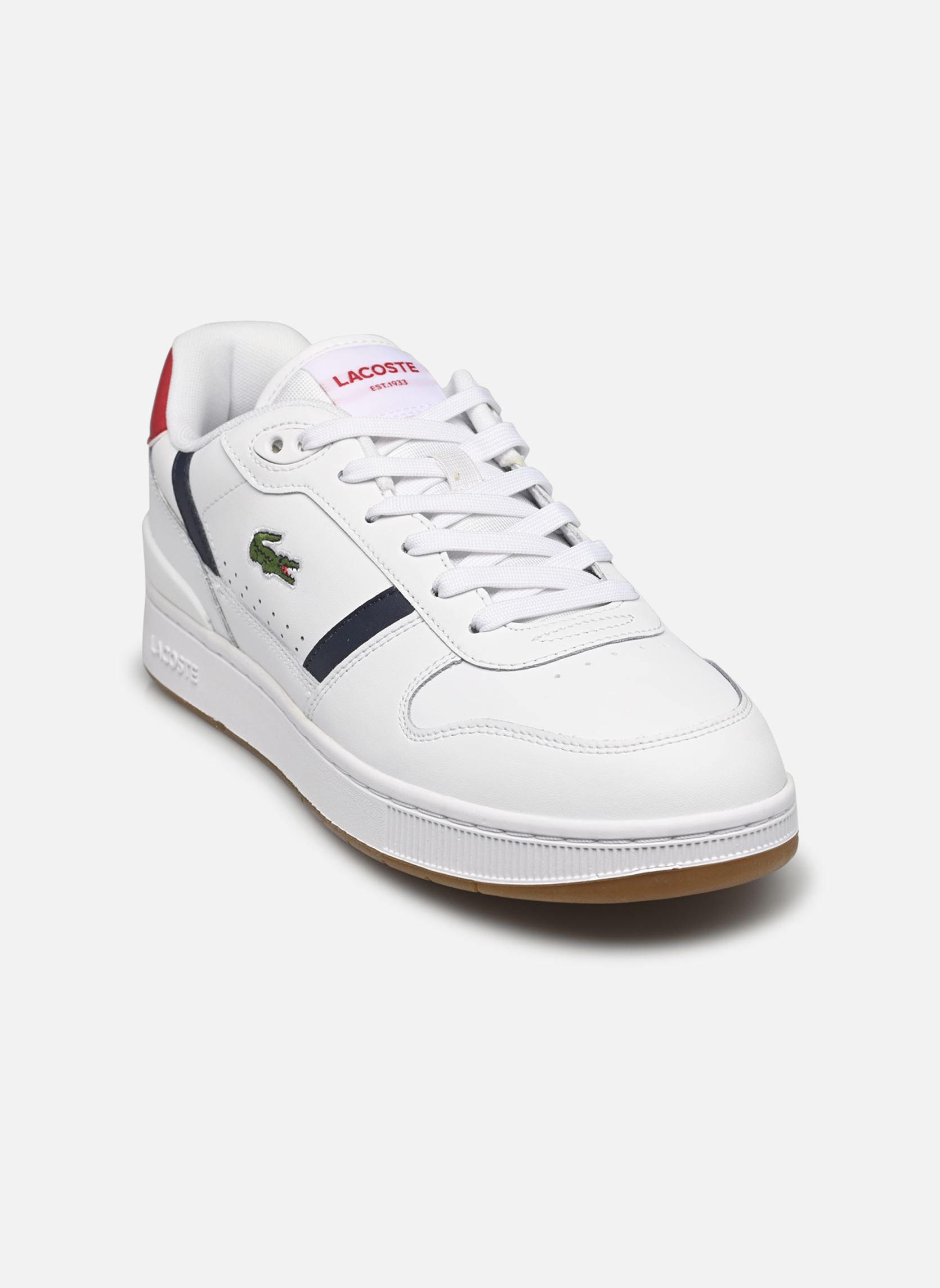 Sneakers T-CLIP M heren wit Lacoste Sneakers T-CLIP M heren wit Wht/Nvy/Red