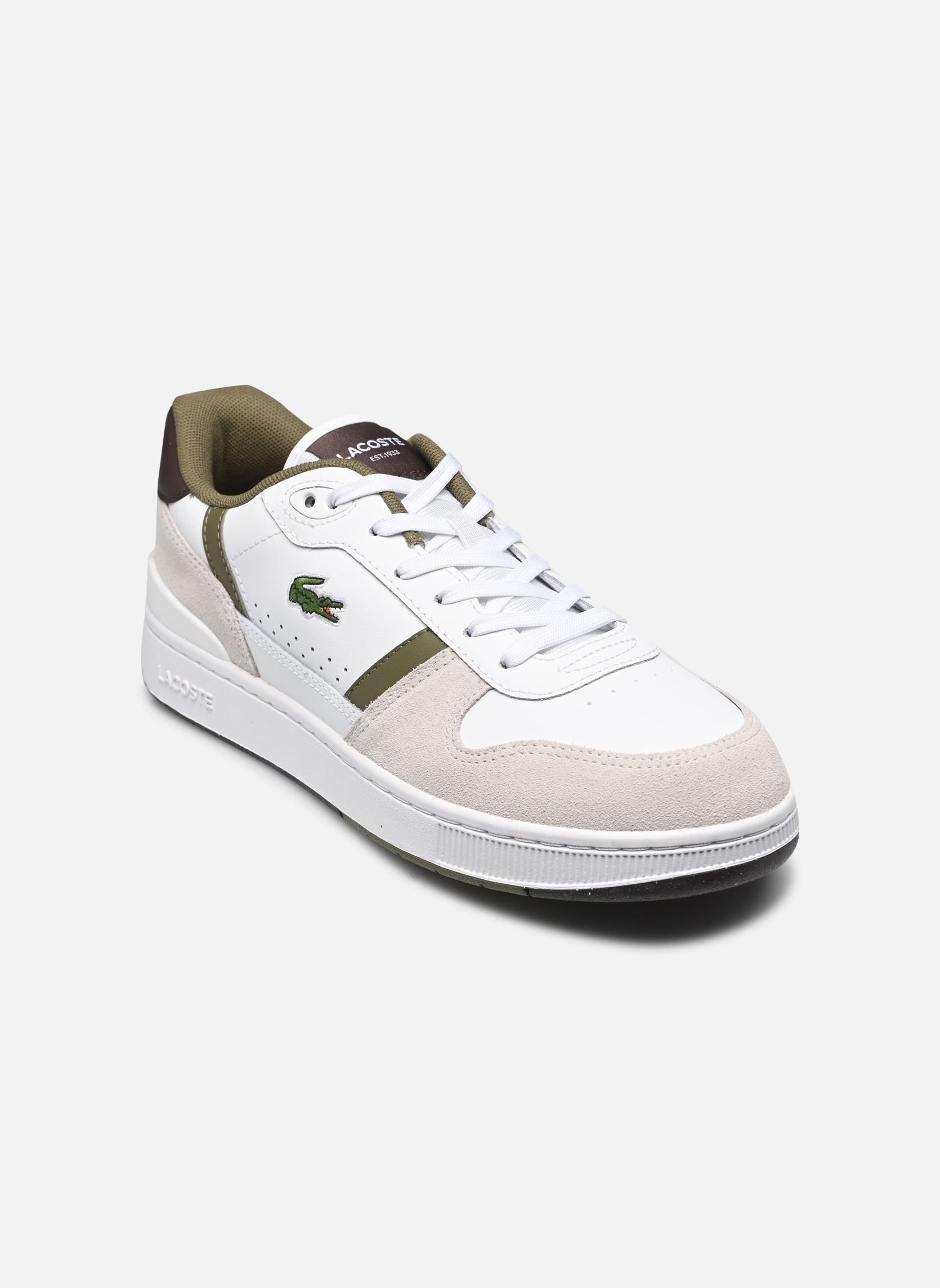 Sneakers T-CLIP M heren wit Lacoste Sneakers T-CLIP M heren wit WHT/DK BRW