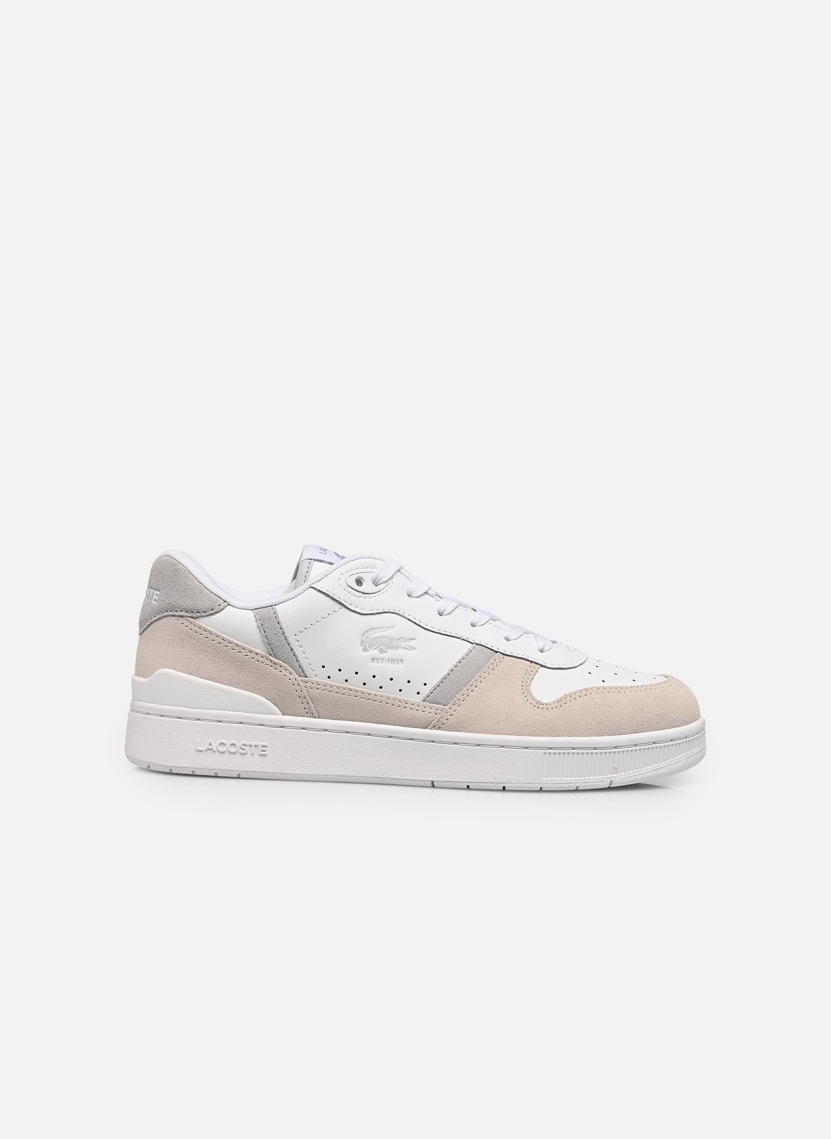 Baskets T-CLIP M homme blanc Lacoste Baskets T-CLIP M homme blanc WHT/LT GRY 1