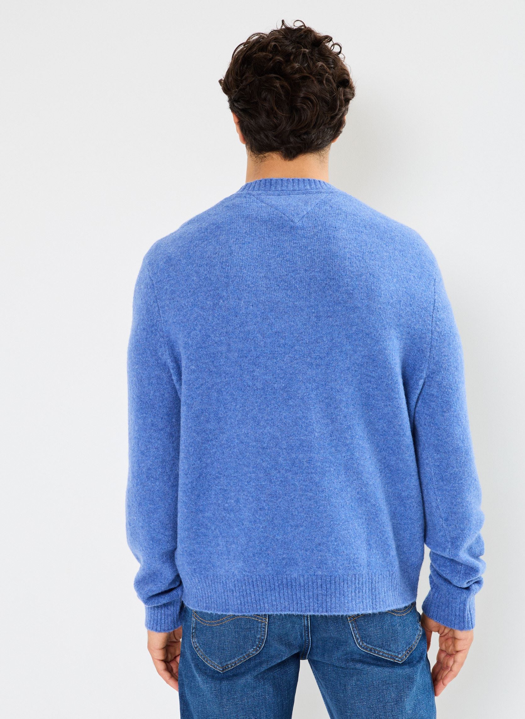 Pulls Tjm Reg Melange Flag DM0DM19442 homme bleu Tommy Jeans Pulls Tjm Reg Melange Flag DM0DM19442 homme bleu BLUE