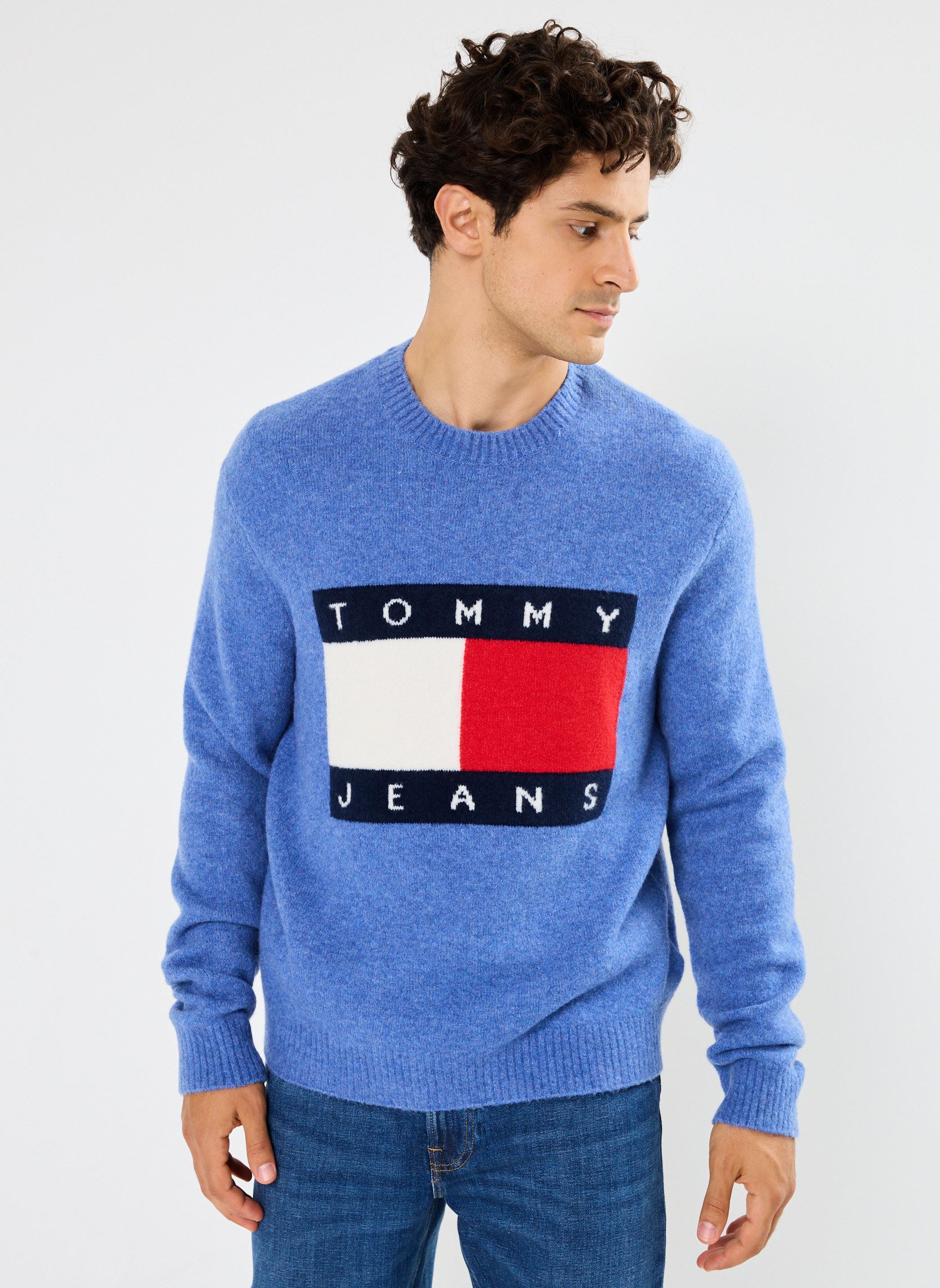 Sweat shirt Tommy Jeans Tjm Reg Melange Flag EU