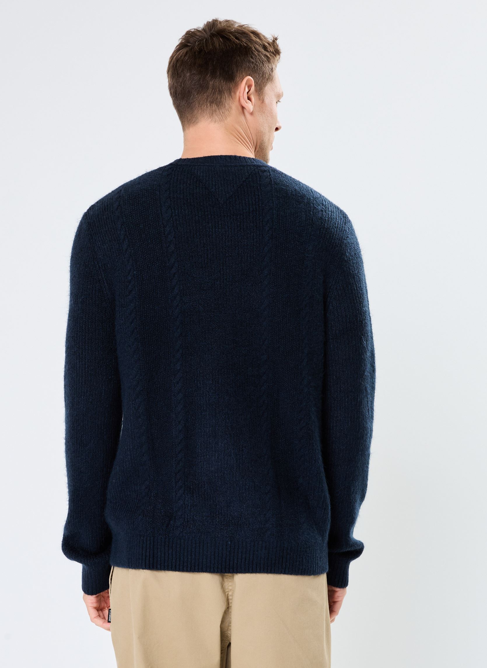Jerseys Tjm Slim Cable Knit DM0DM19440 hombre azul Tommy Jeans Jerseys Tjm Slim Cable Knit DM0DM19440 hombre azul DARK NIGHT NAVY