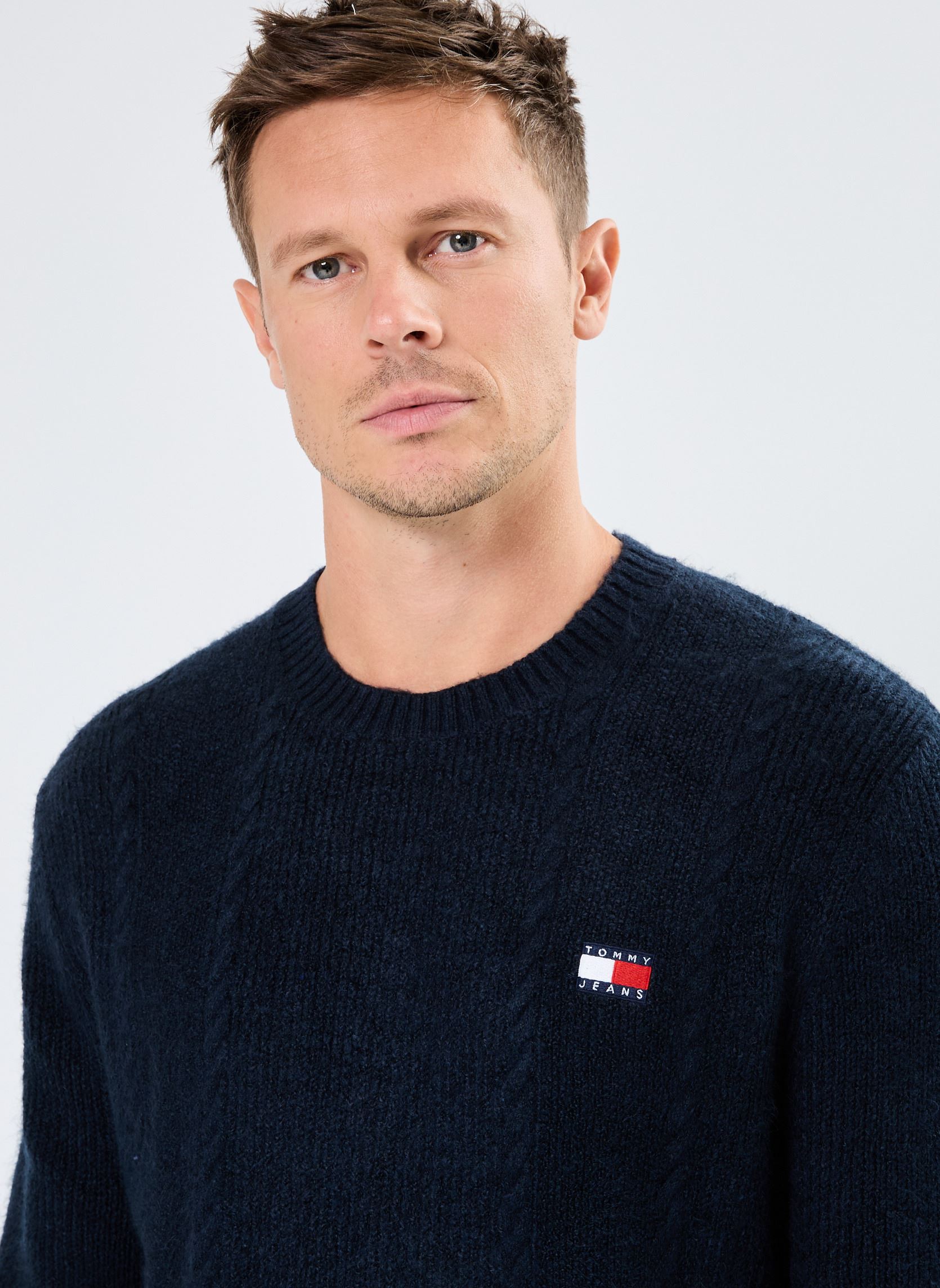 Jerseys Tjm Slim Cable Knit DM0DM19440 hombre azul Tommy Jeans Jerseys Tjm Slim Cable Knit DM0DM19440 hombre azul DARK NIGHT NAVY