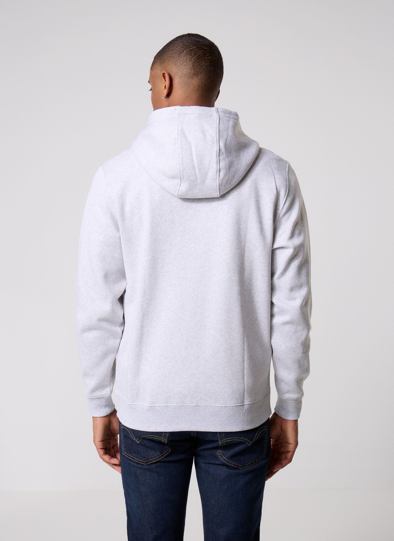 Felpe con zip Tjm Reg S Flag Zip F DM0DM20743 uomo grigio Tommy Jeans Felpe con zip Tjm Reg S Flag Zip F DM0DM20743 uomo grigio Silver Grey Htr