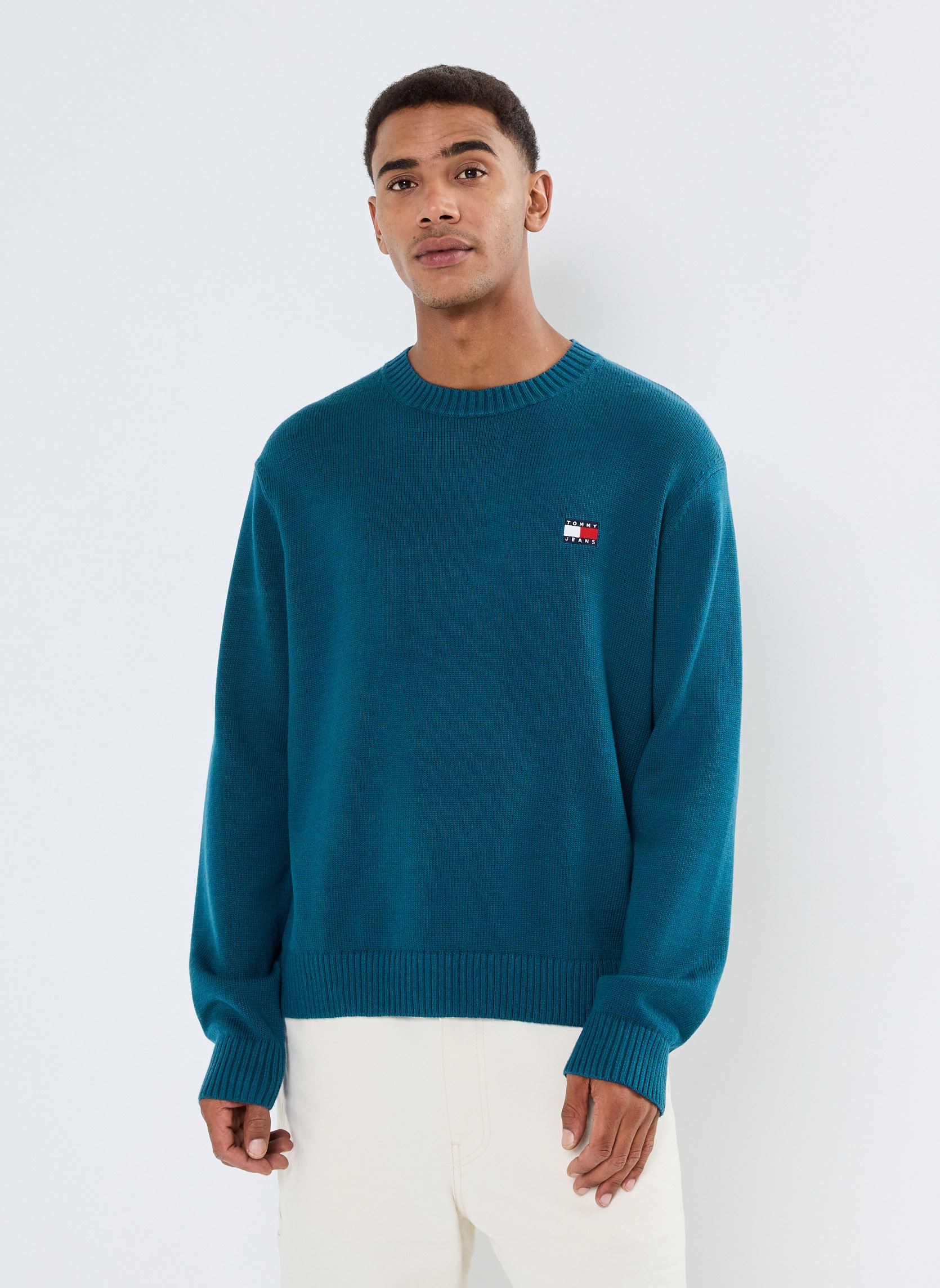 Vêtements Tommy Jeans Tjm Reg Badge Sweate DM0DM20706 pour Accessoires