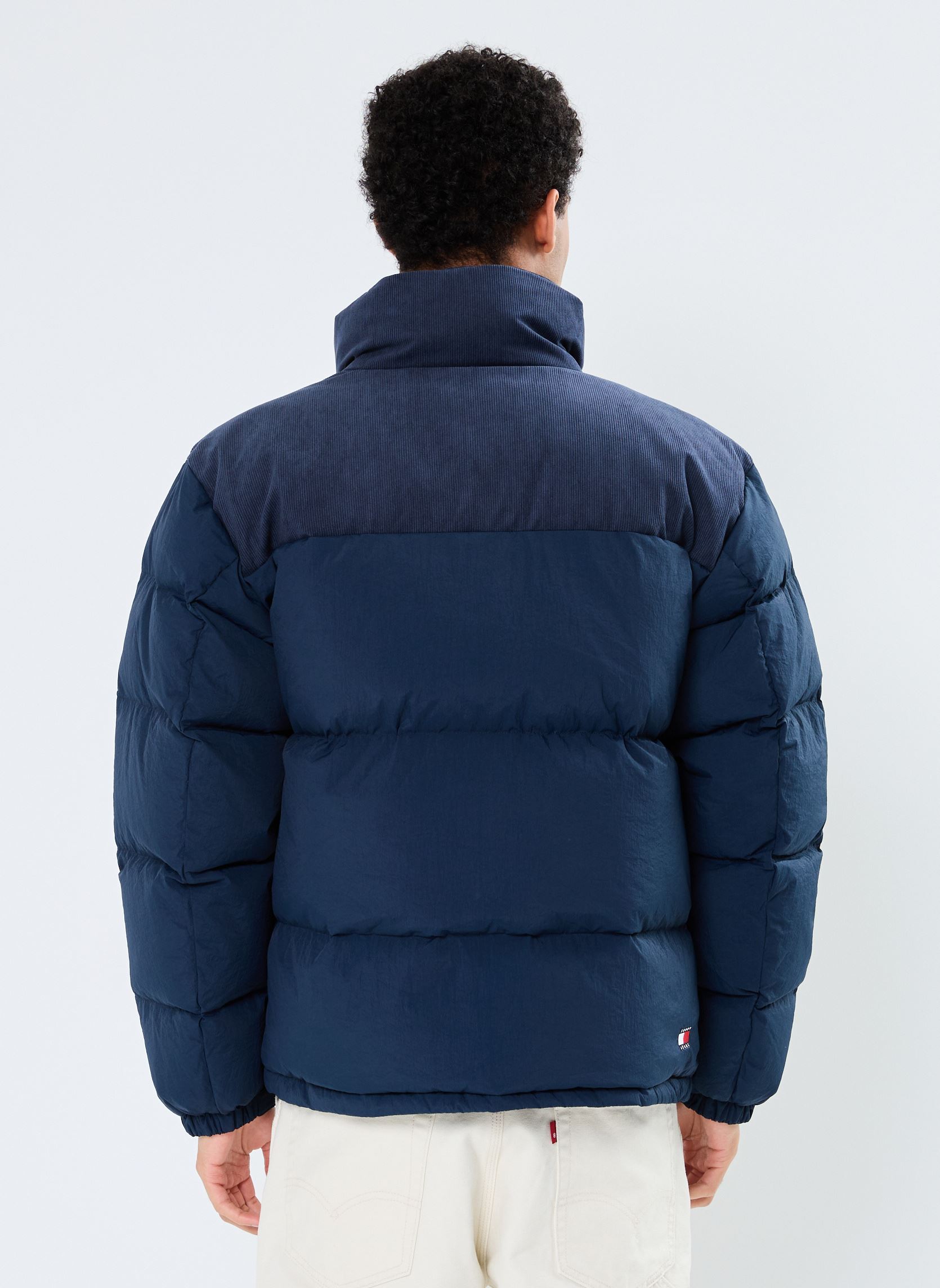 Daunenjacken Tjm Cord Mix Alaska DM0DM20004 herren blau Tommy Jeans Daunenjacken Tjm Cord Mix Alaska DM0DM20004 herren blau DARK NIGHT NAVY