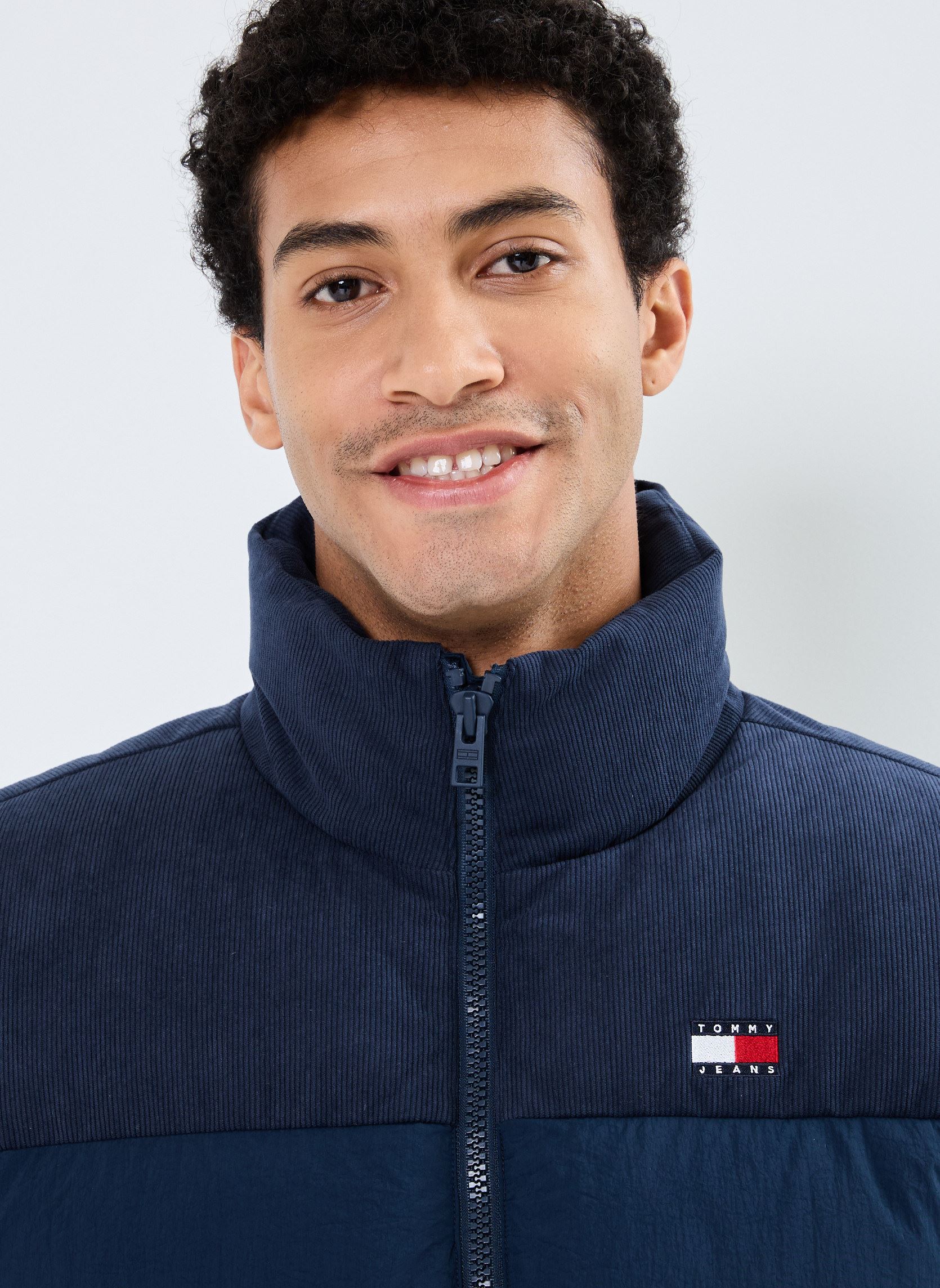 Daunenjacken Tjm Cord Mix Alaska DM0DM20004 herren blau Tommy Jeans Daunenjacken Tjm Cord Mix Alaska DM0DM20004 herren blau DARK NIGHT NAVY