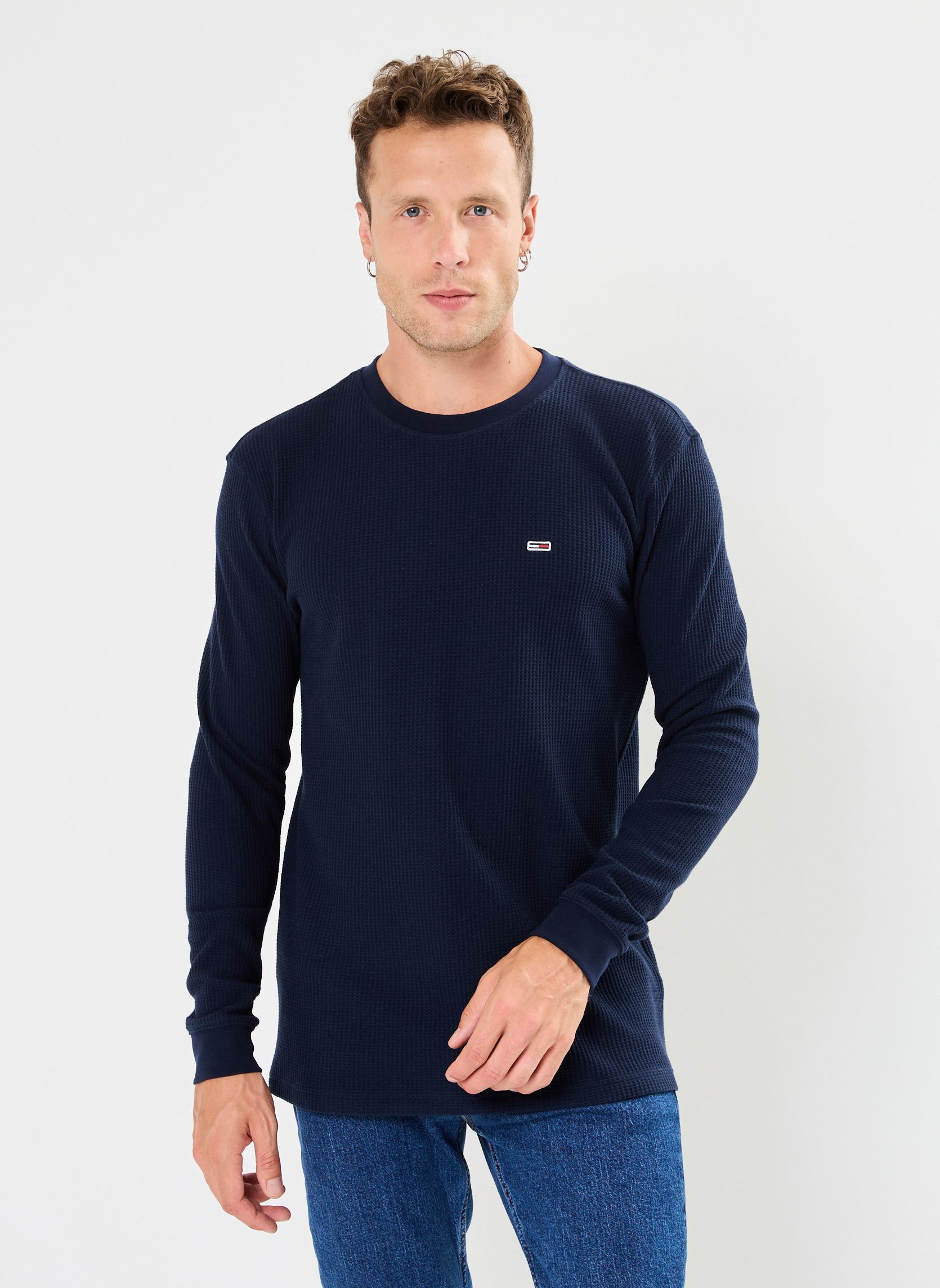 Vêtements Tommy Jeans Tjm Reg Waffle / T DM0DM19216 pour Accessoires - vue 2