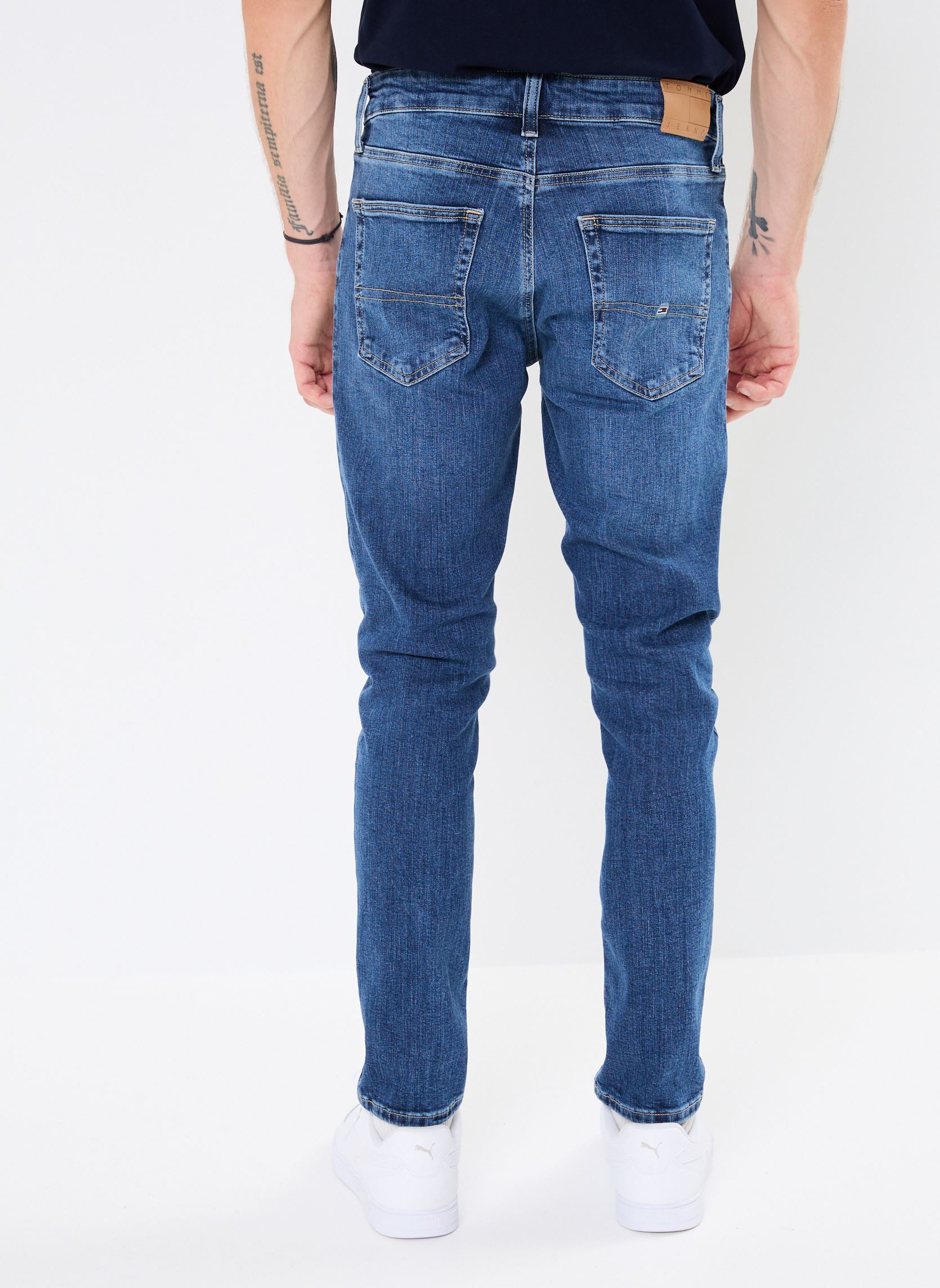Jeans Austin Slim Tprd Dh0 DM0DM21053 heren blauw Tommy Jeans Jeans Austin Slim Tprd Dh0 DM0DM21053 heren blauw DENIM MEDIUM