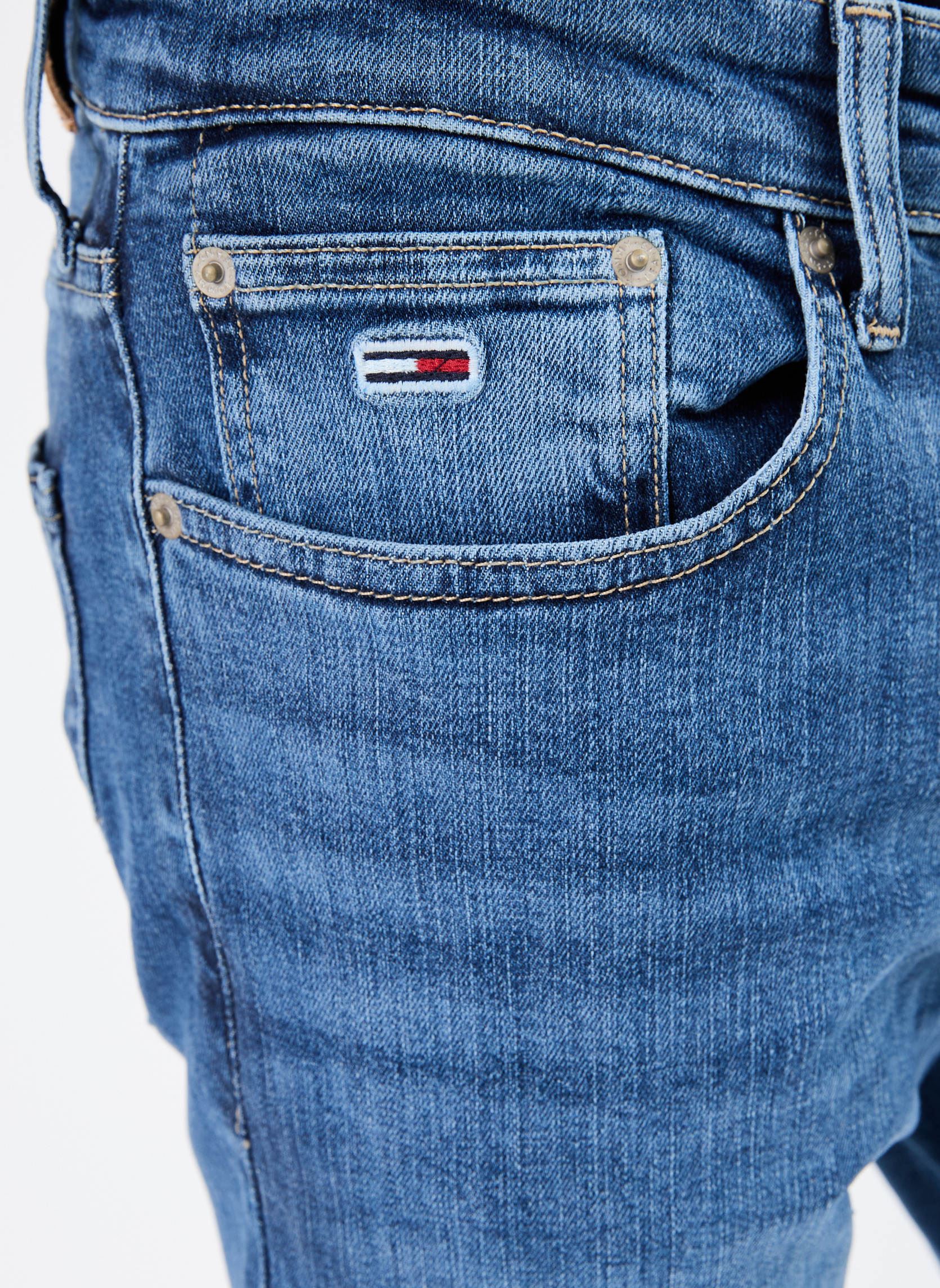 Jeans Austin Slim Tprd Dh0 DM0DM21053 heren blauw Tommy Jeans Jeans Austin Slim Tprd Dh0 DM0DM21053 heren blauw DENIM MEDIUM