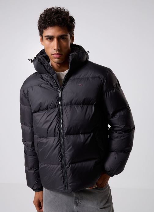 Tommy Jeans Piumini Tjm Essential Down J DM0DM19786 uomo nero
