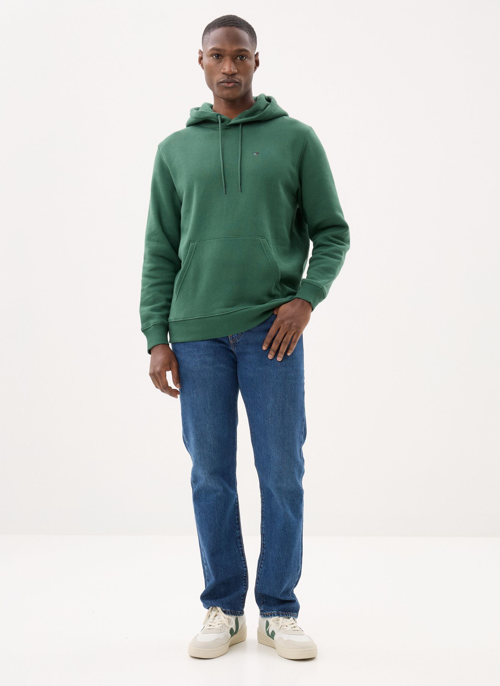 Kapuzenpullover Tjm Reg S Flag Hoodi DM0DM20742 herren grün Tommy Jeans Kapuzenpullover Tjm Reg S Flag Hoodi DM0DM20742 herren grün SHADOW PINE