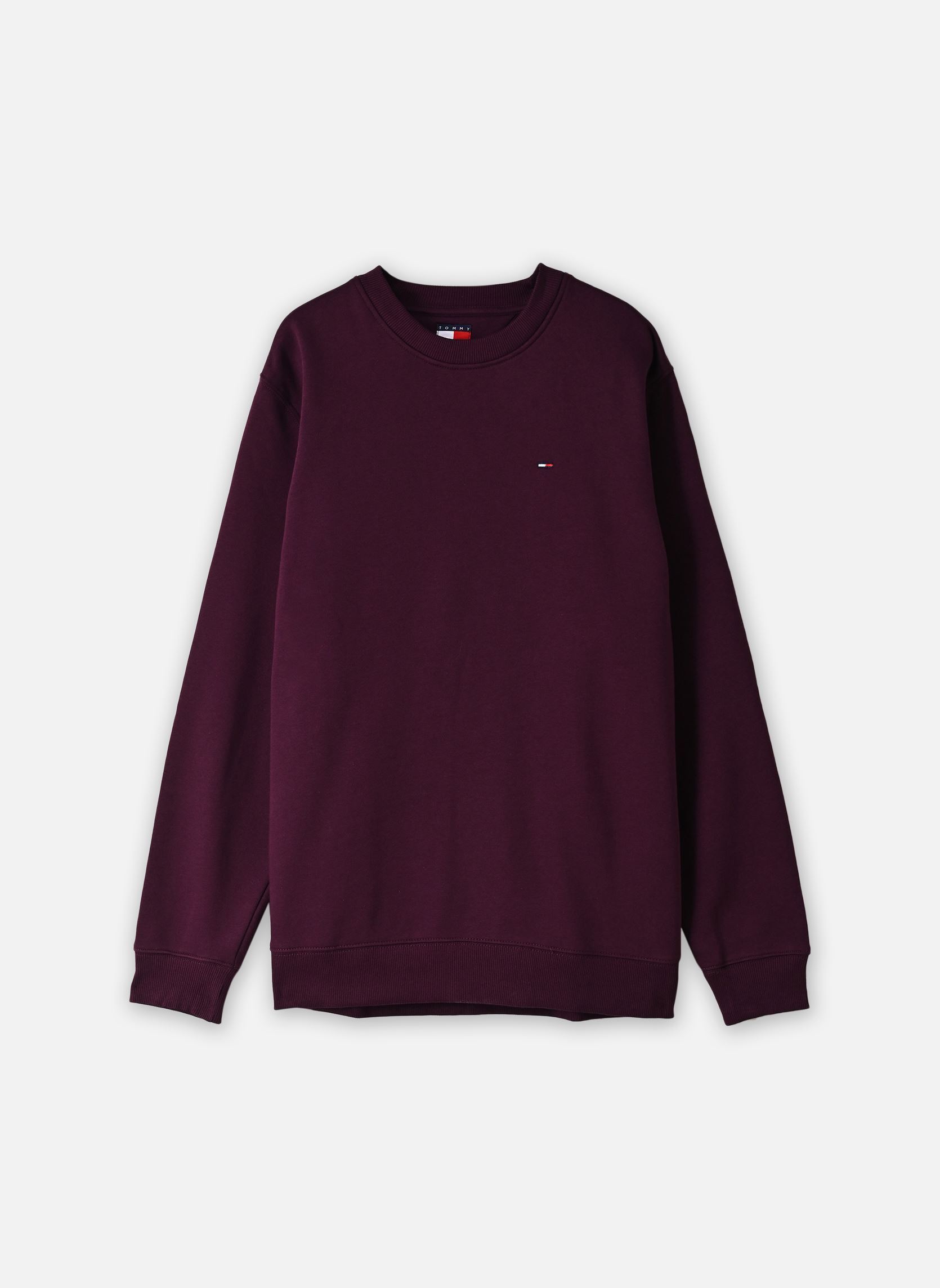 Sweats Tjm Reg S Flag Fleec DM0DM20741 homme violet Tommy Jeans Sweats Tjm Reg S Flag Fleec DM0DM20741 homme violet CALYPSO BERRY