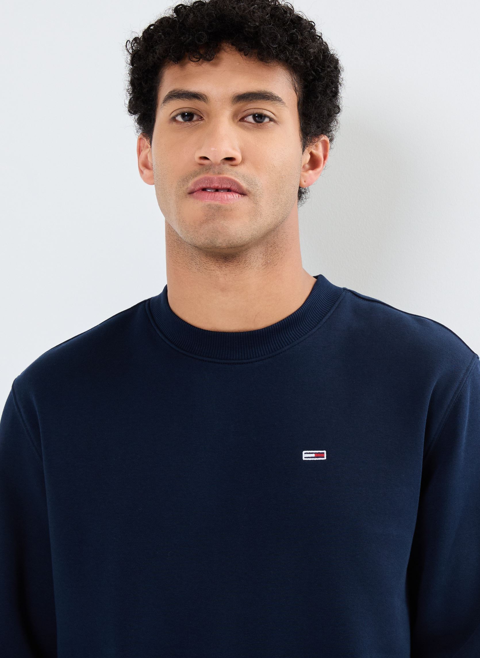 Sweats Tjm Reg S Flag Fleec DM0DM20741 homme bleu Tommy Jeans Sweats Tjm Reg S Flag Fleec DM0DM20741 homme bleu DARK NIGHT NAVY