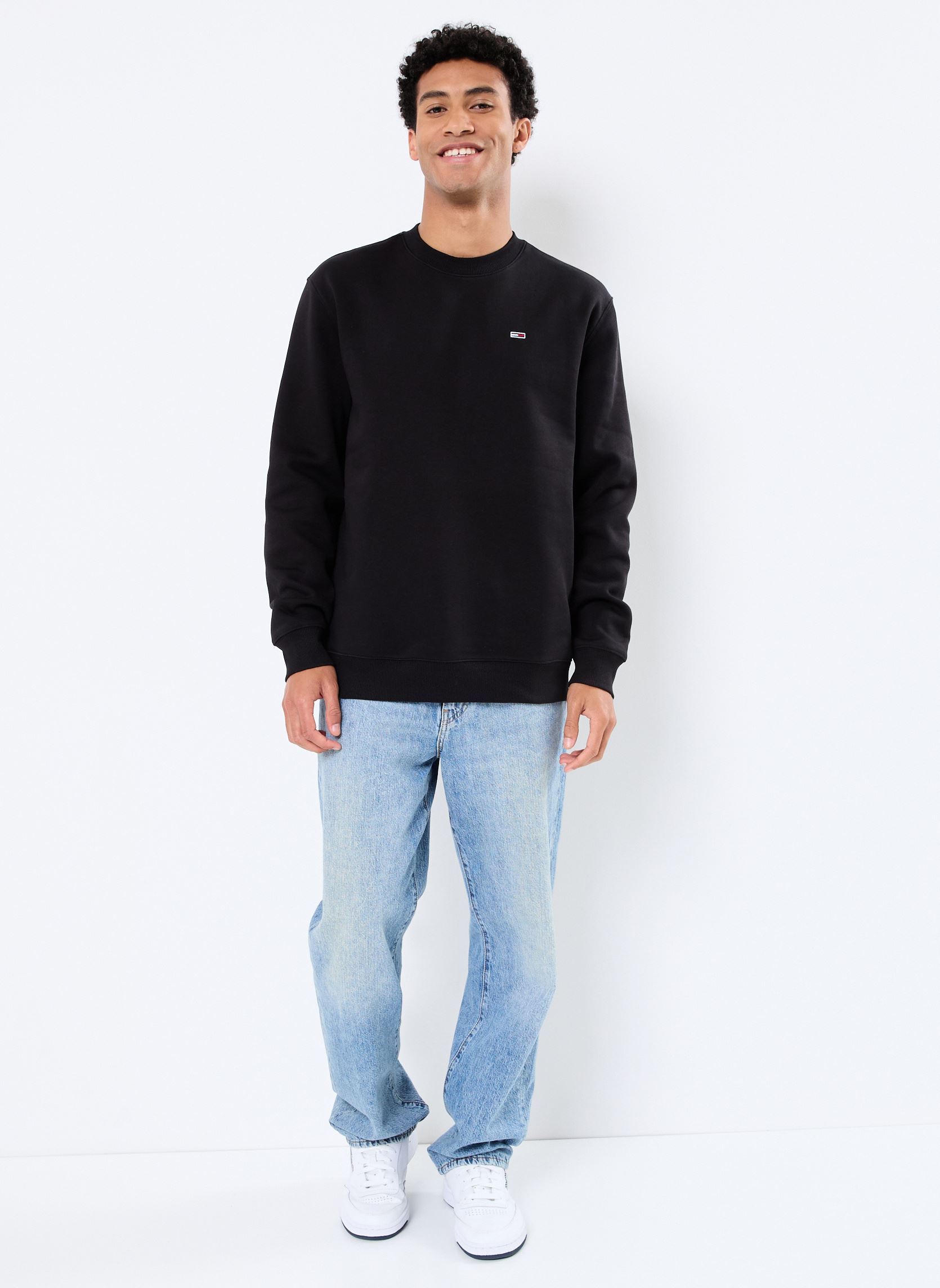 Sudaderas Tjm Reg S Flag Fleec DM0DM20741 hombre negro Tommy Jeans Sudaderas Tjm Reg S Flag Fleec DM0DM20741 hombre negro BLACK